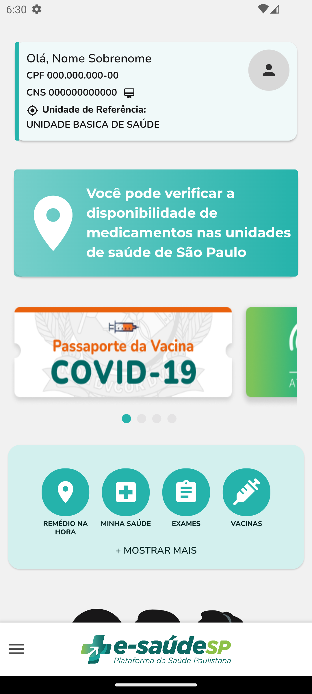 e-saudeSP Screenshot2