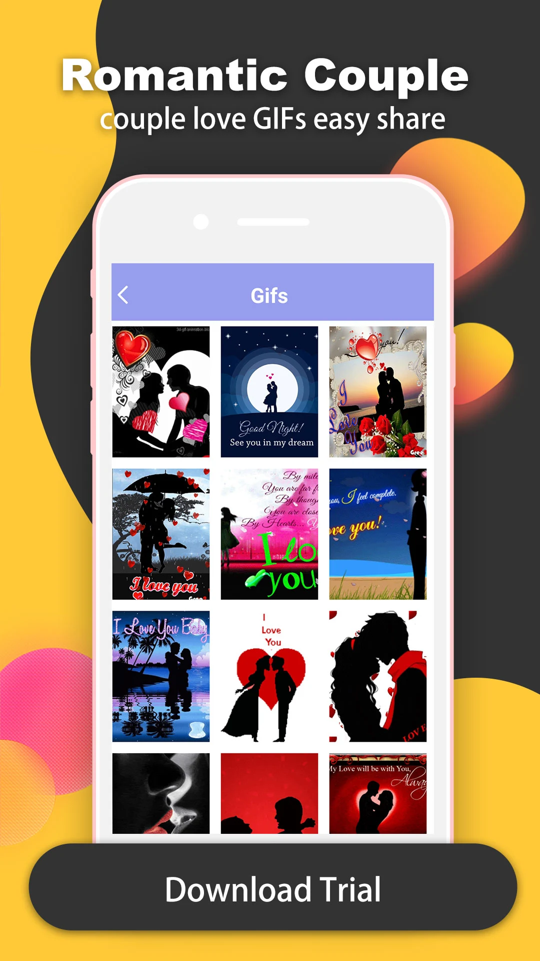Love Rose GIF Stickers Screenshot3