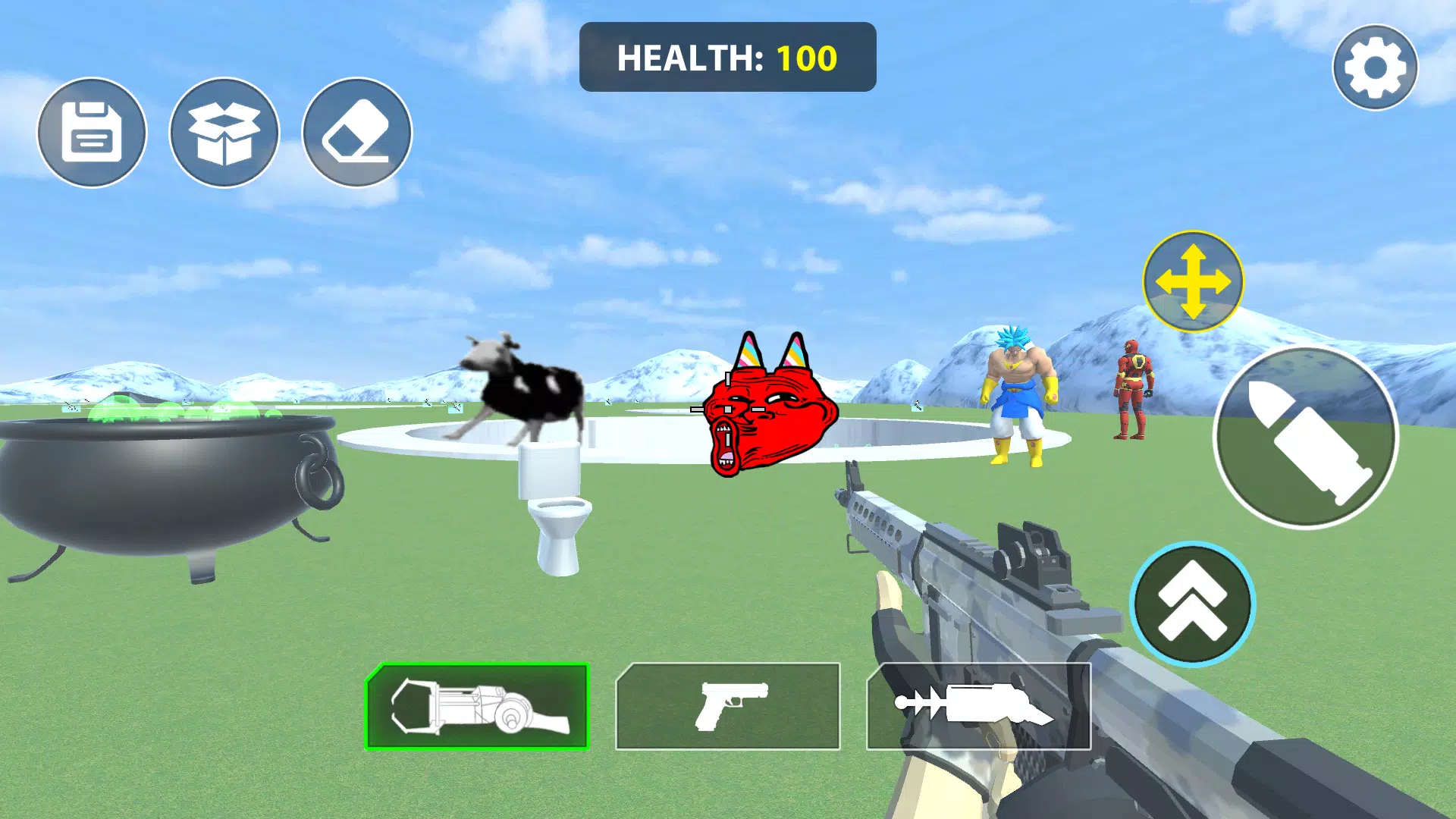FPS Sandbox Mod In Frozen Screenshot4