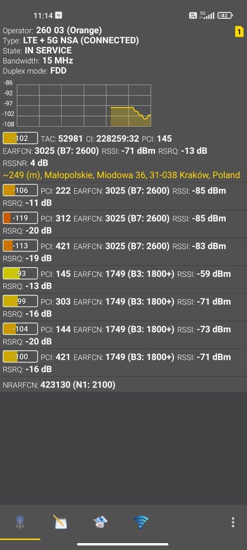 Netmonitor: 5G, Cell & WiFi Screenshot1