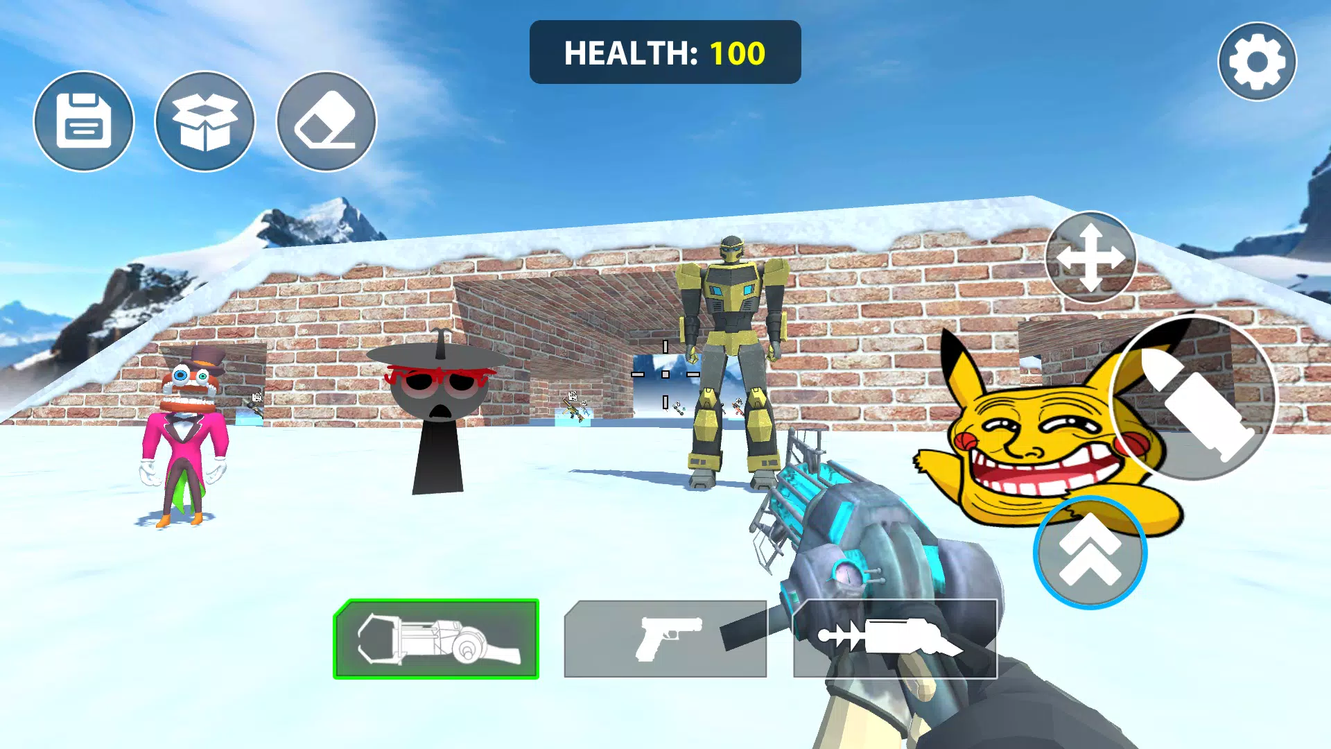 FPS Sandbox Mod In Frozen Screenshot7