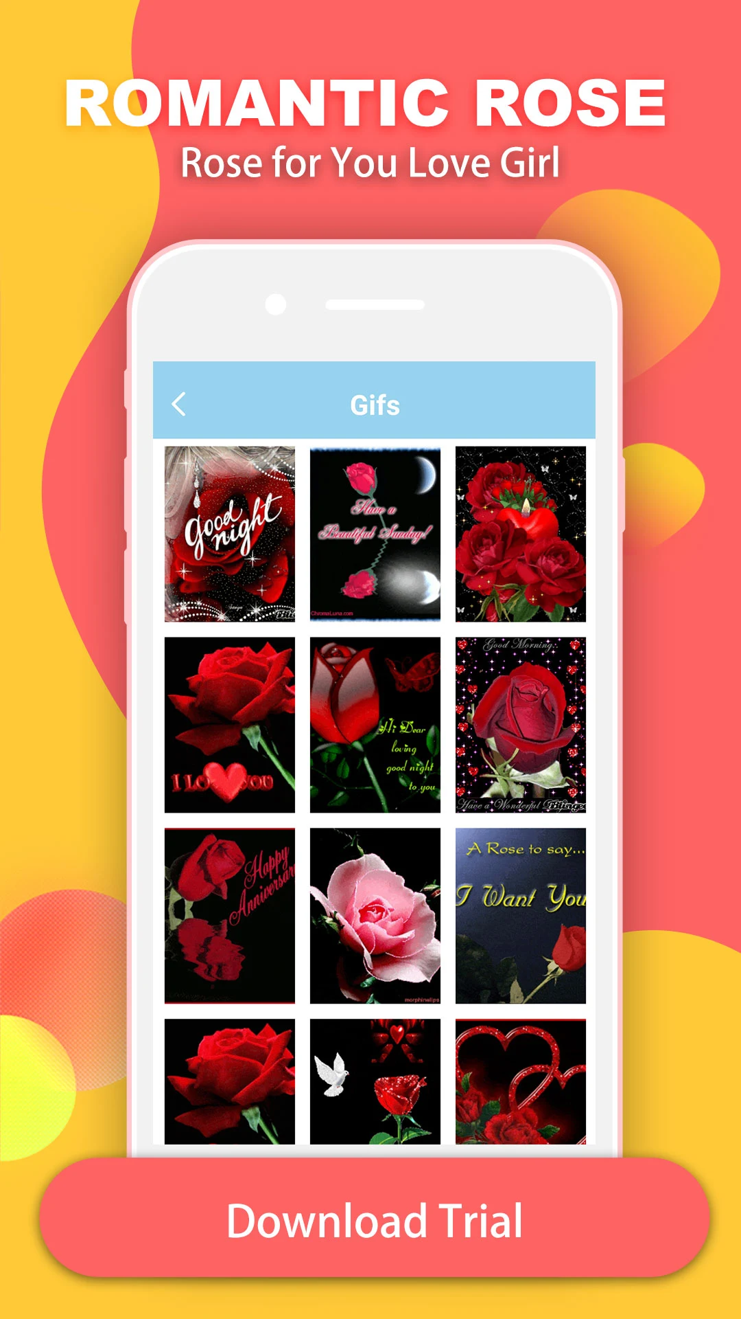 Love Rose GIF Stickers Screenshot2
