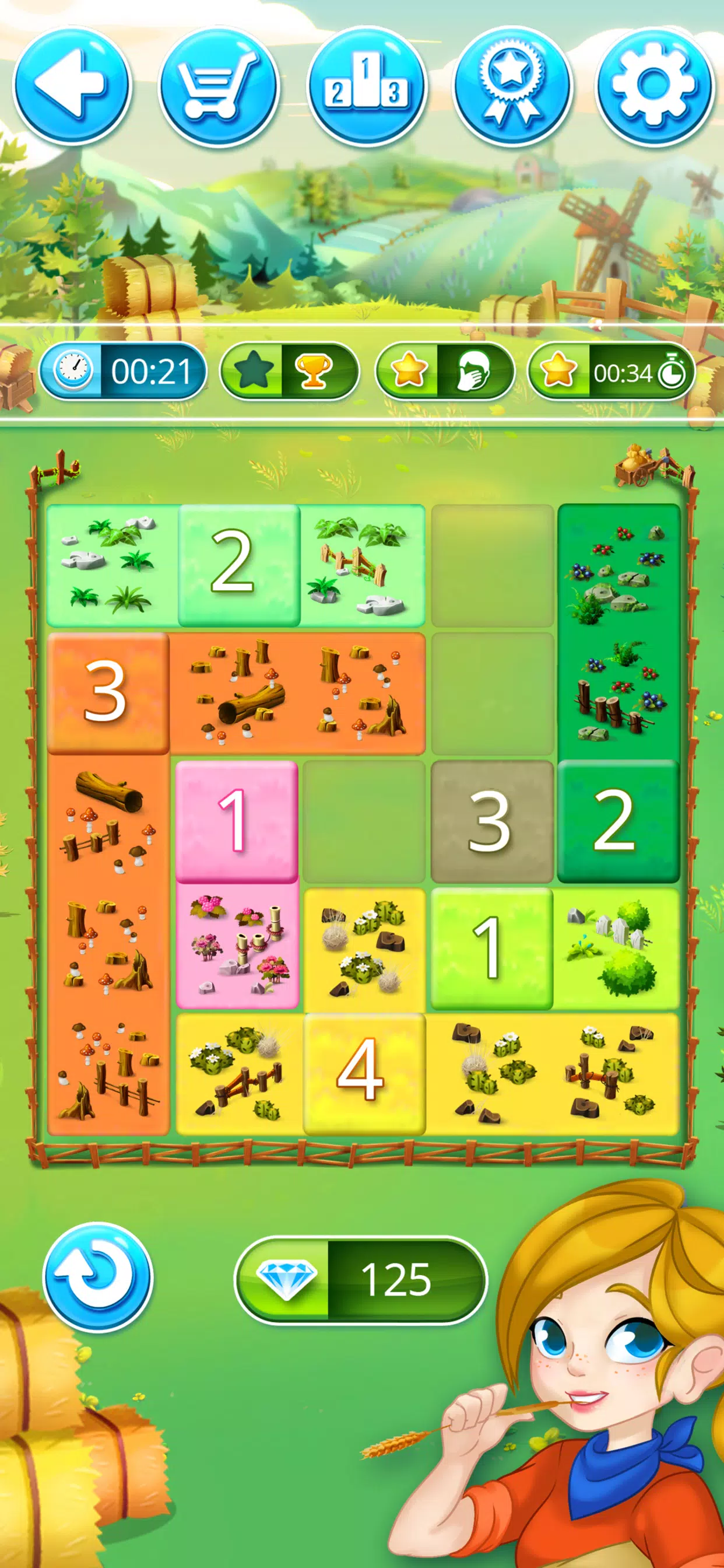 Happy Farm: fill in the fields Screenshot7