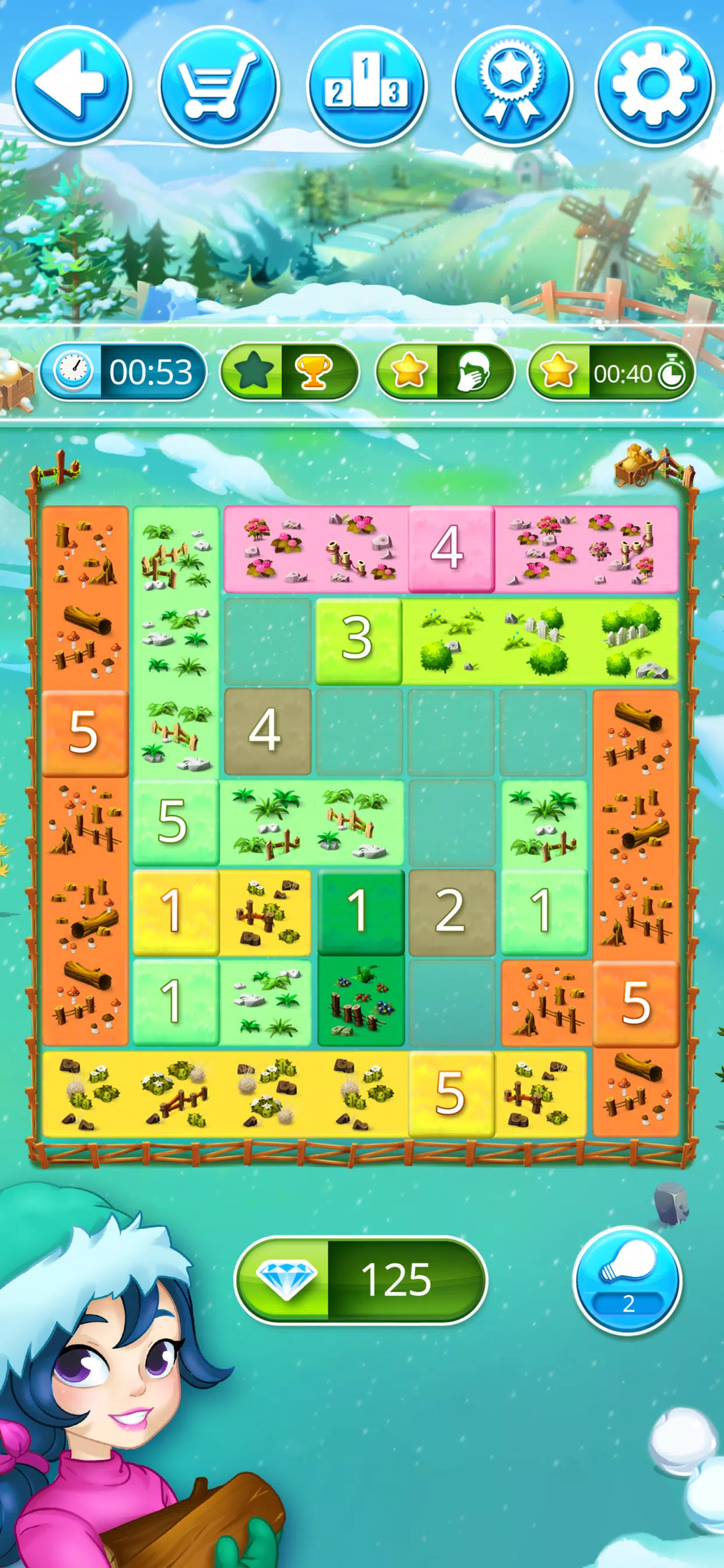 Happy Farm: fill in the fields Screenshot8