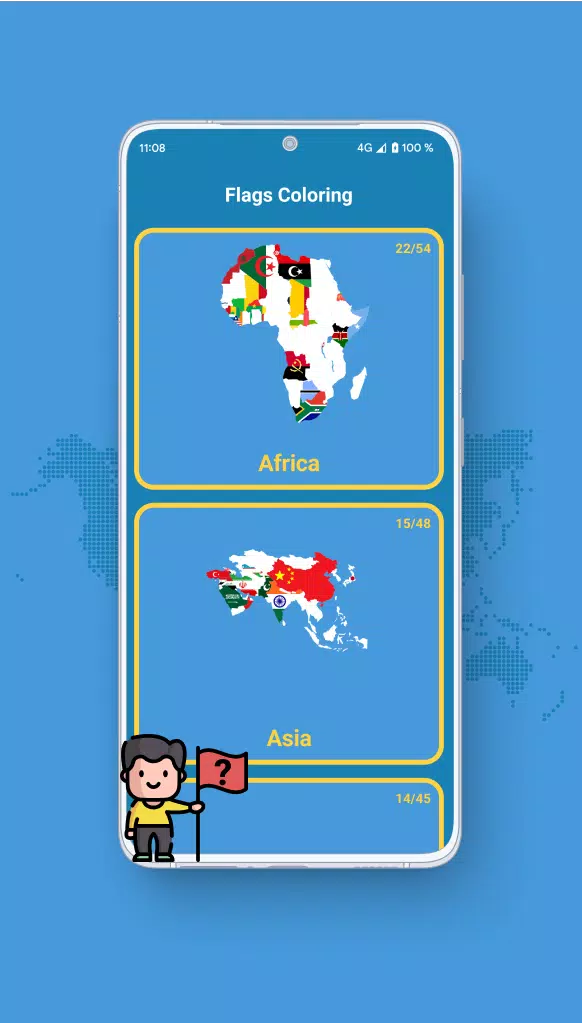 Flags Coloring Screenshot1