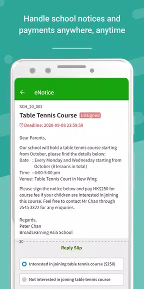 eClass Parent App Screenshot3