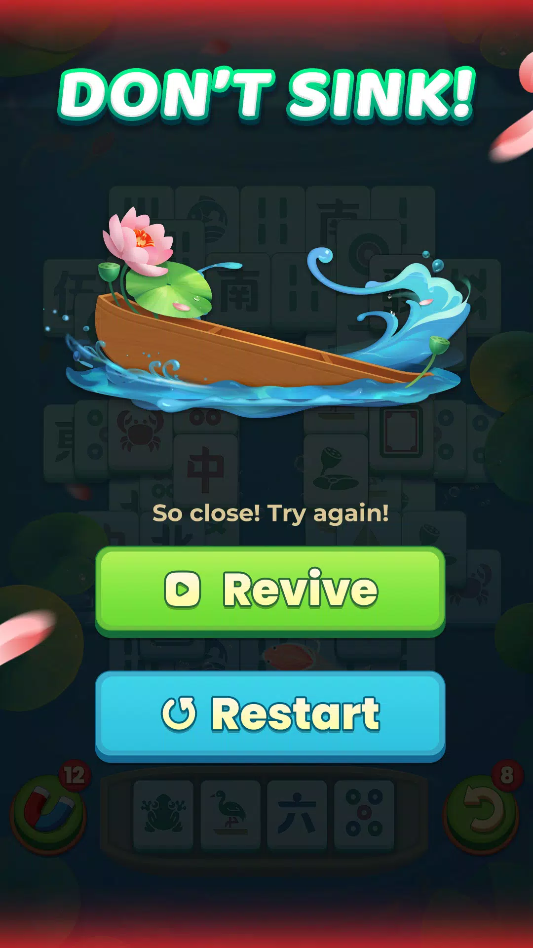 Don't Sink: Tile Mahjong Screenshot5