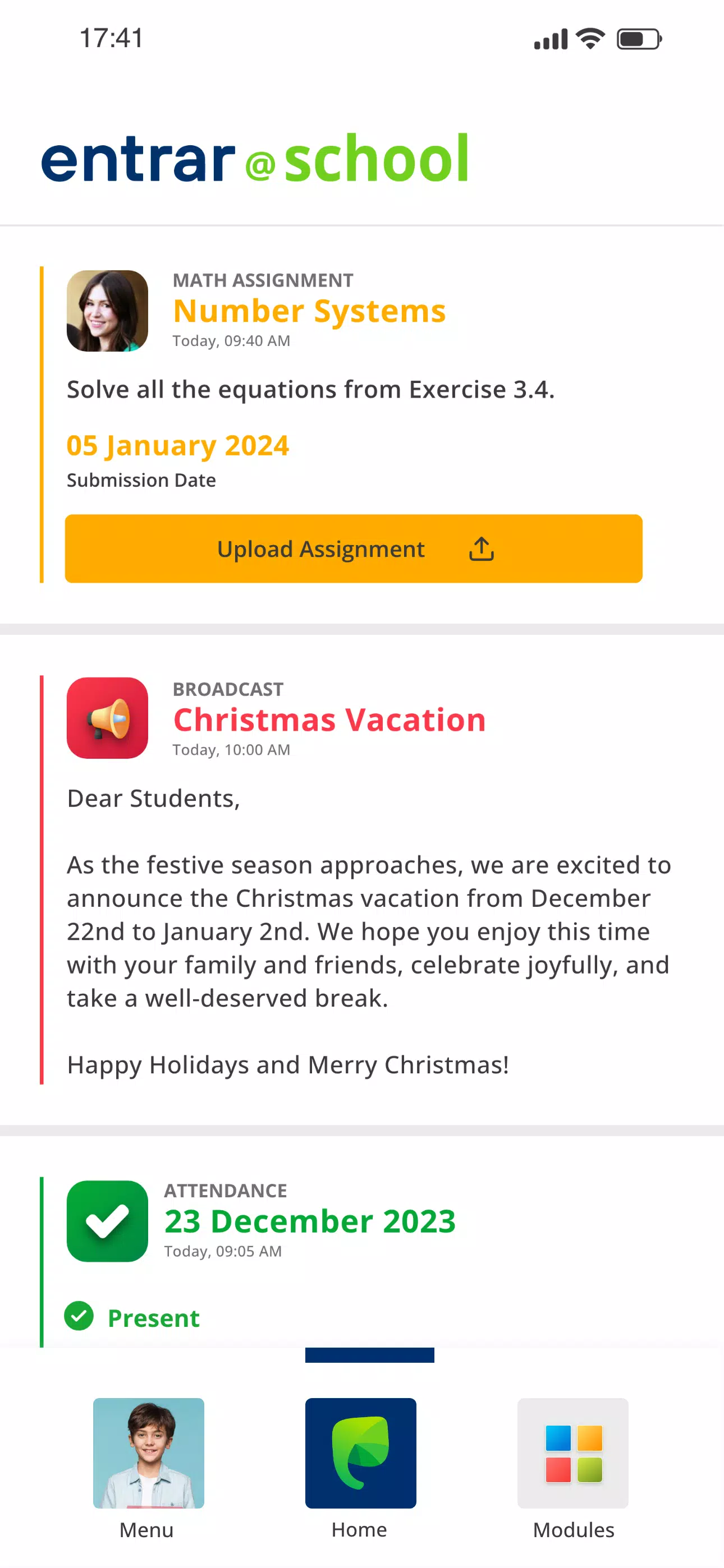 Entrar Student Screenshot4