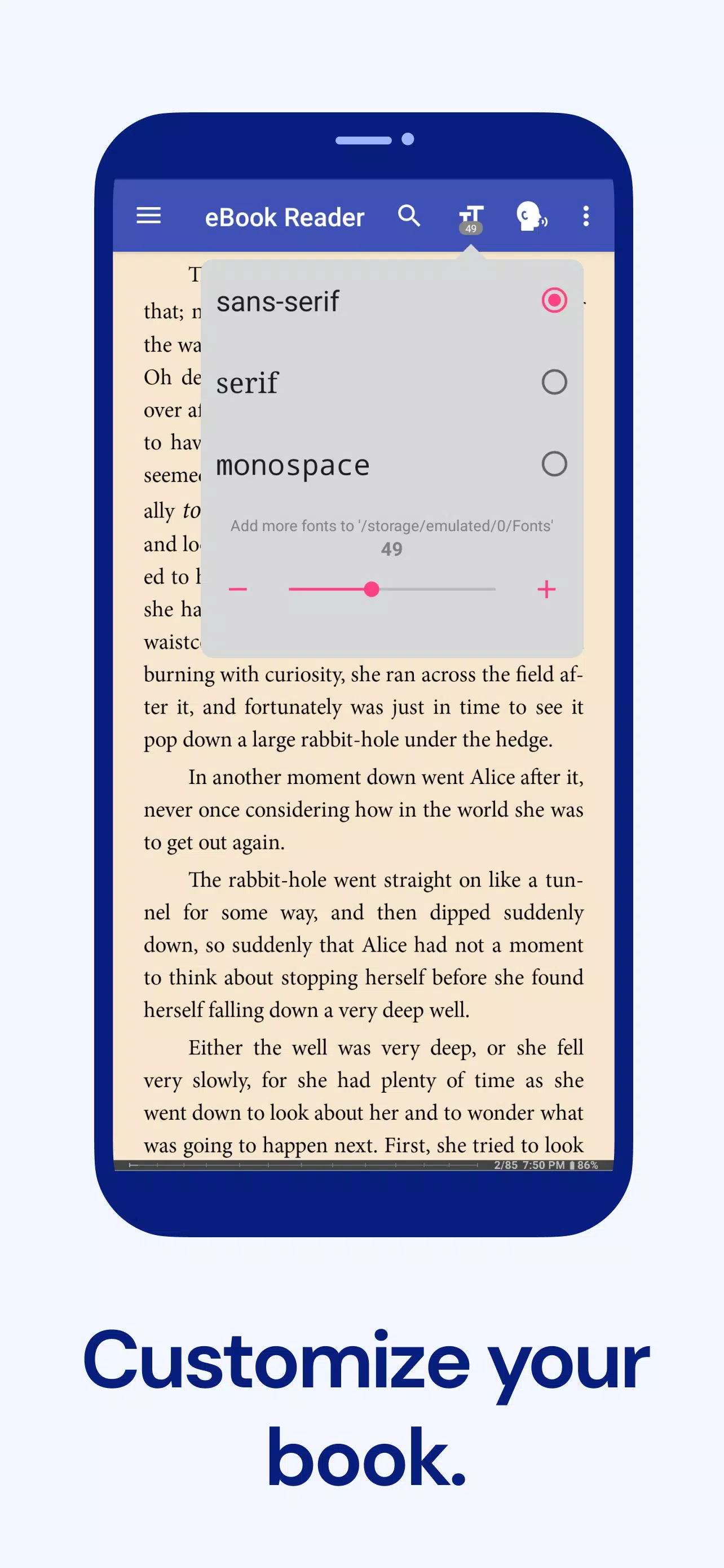 Ebooks, Audio & Music Player Screenshot4