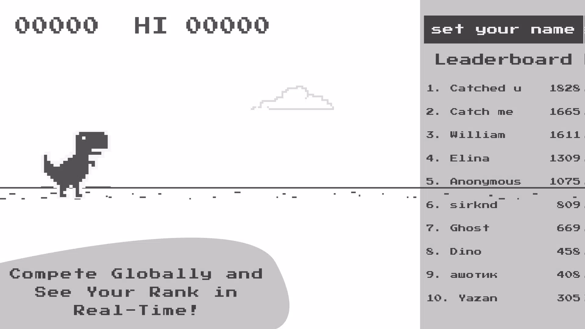 Dinosaur: browser no wifi game Screenshot2