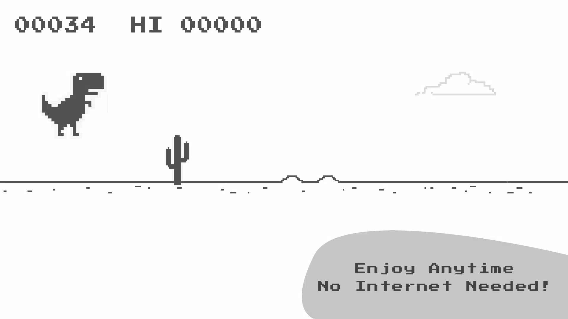 Dinosaur: browser no wifi game Screenshot4