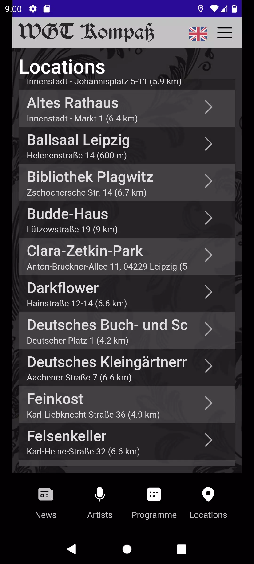 WGT Kompaß Screenshot7