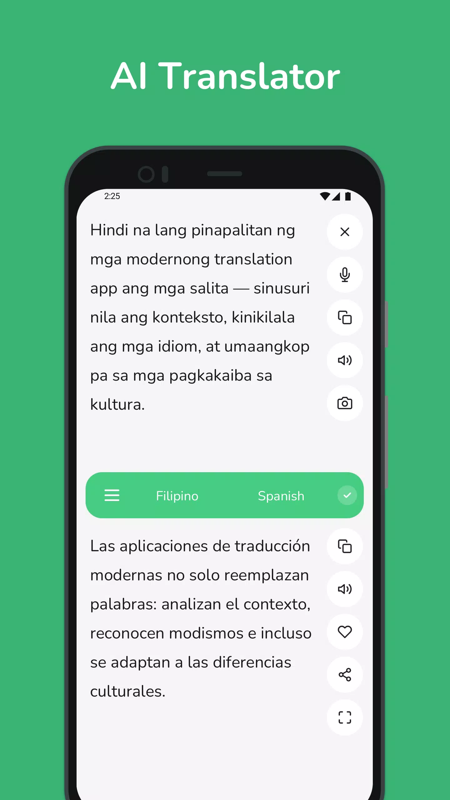 Filipino - Spanish Translator Screenshot1