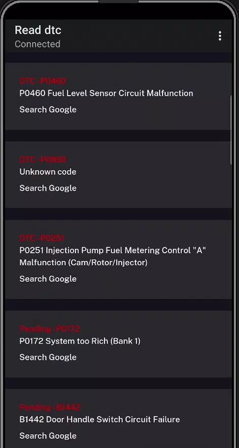 OBD2 Bluetooth Scanner ELM327 Screenshot6