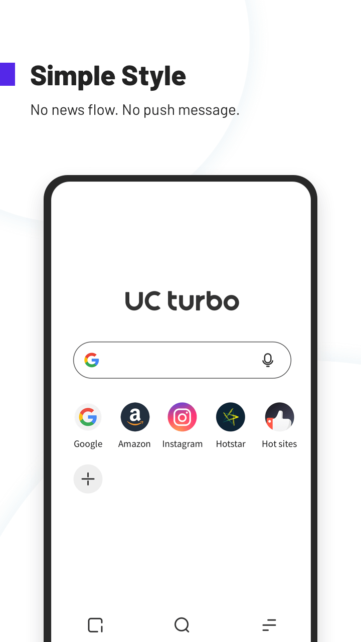 UC Browser Turbo- Fast Download, Secure, Ad Block Screenshot1