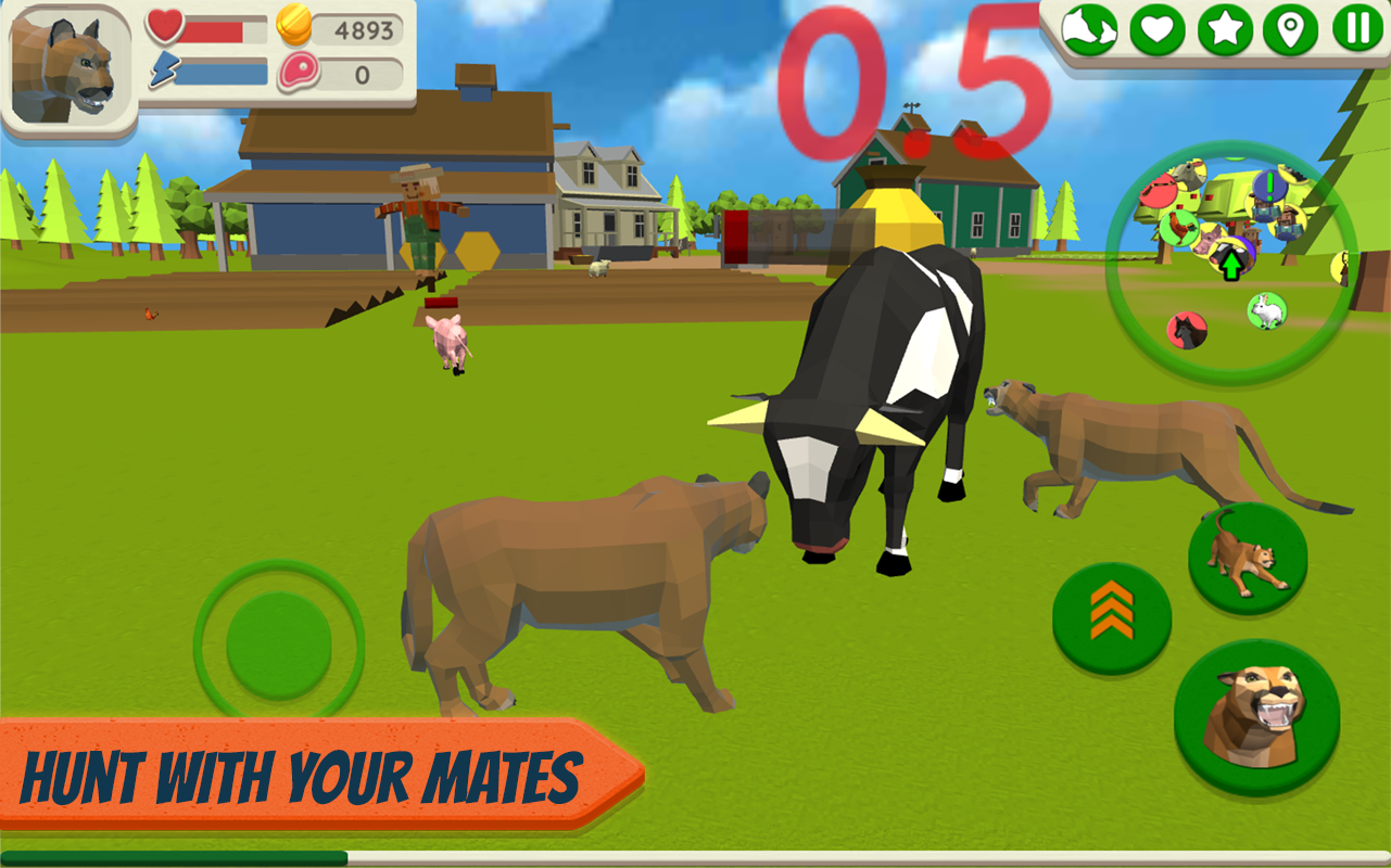 Cougar Simulator: Big Cats Screenshot1