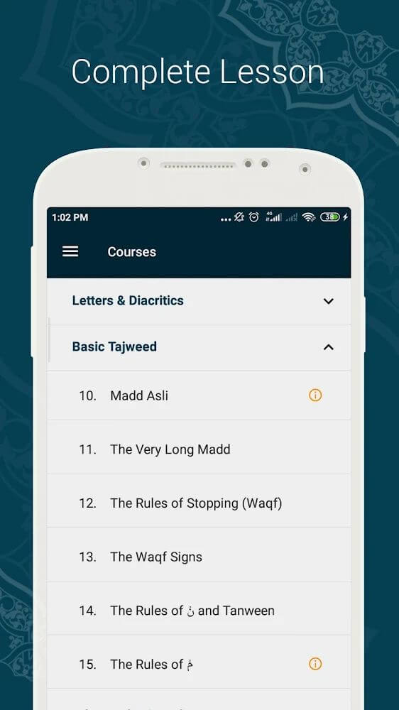 Learn Quran Tajwid Screenshot1