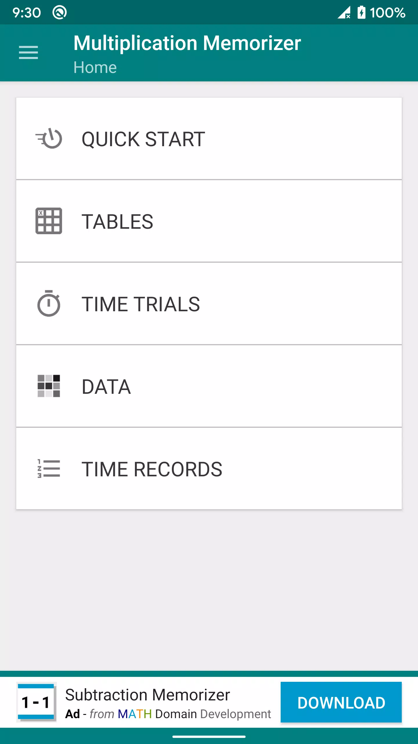 Multiplication Memorizer Screenshot3