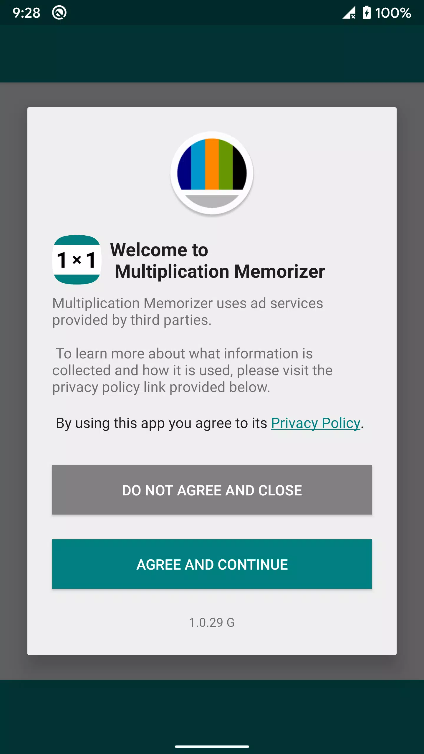 Multiplication Memorizer Screenshot1