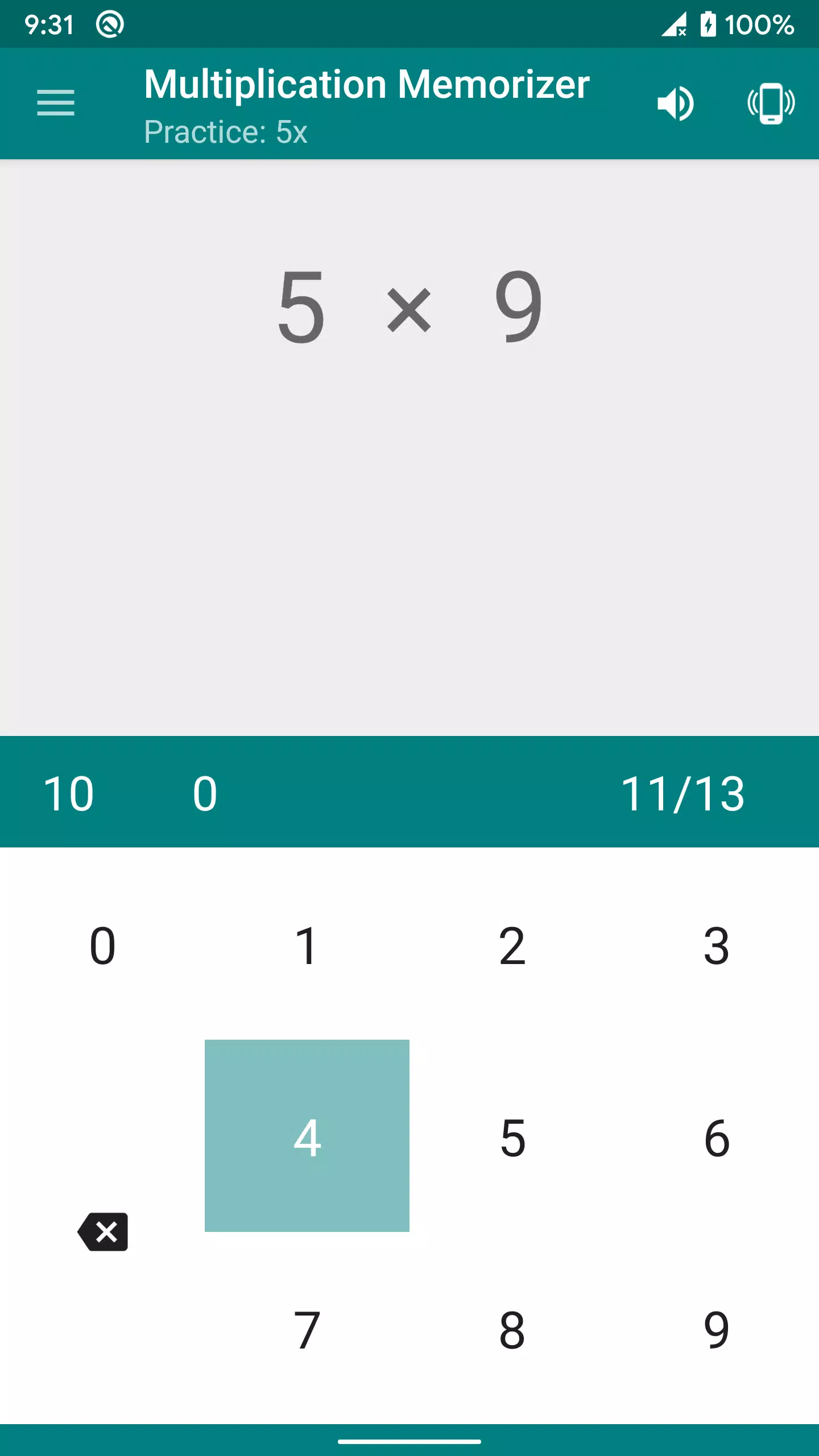 Multiplication Memorizer Screenshot6