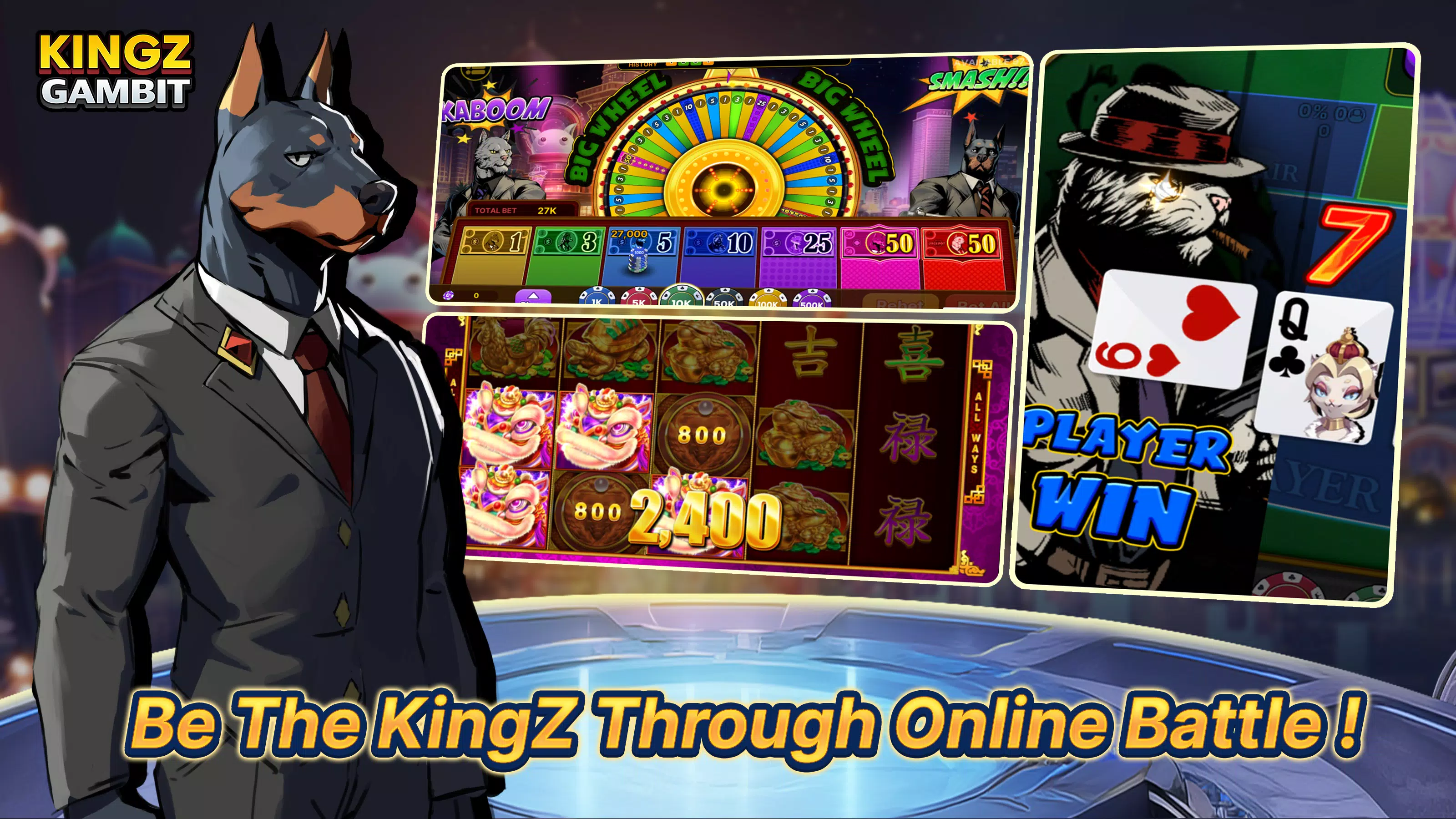 KINGZ Gambit - Holdem Slots Screenshot6