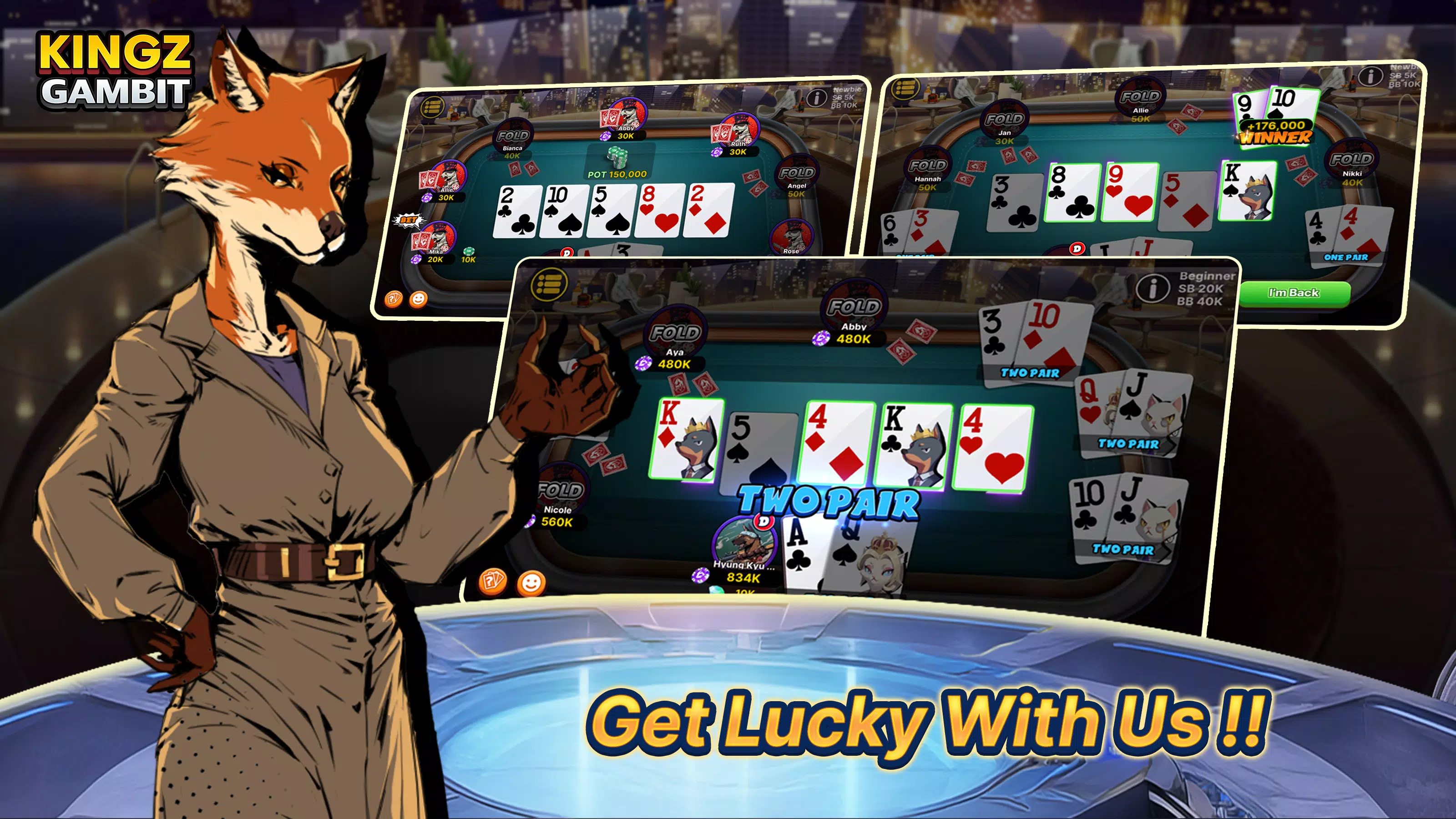 KINGZ Gambit - Holdem Slots Screenshot5