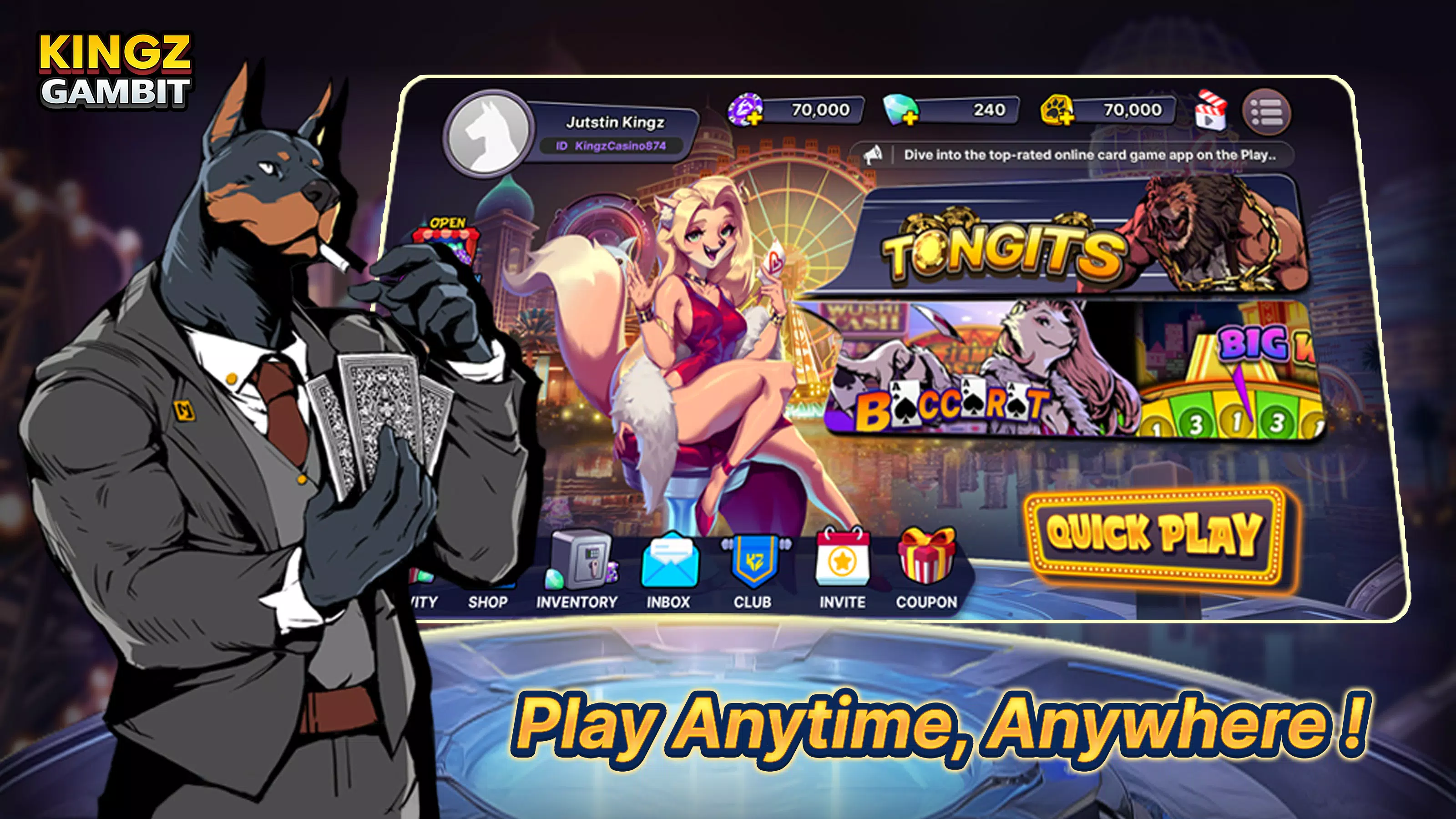 KINGZ Gambit - Holdem Slots Screenshot1