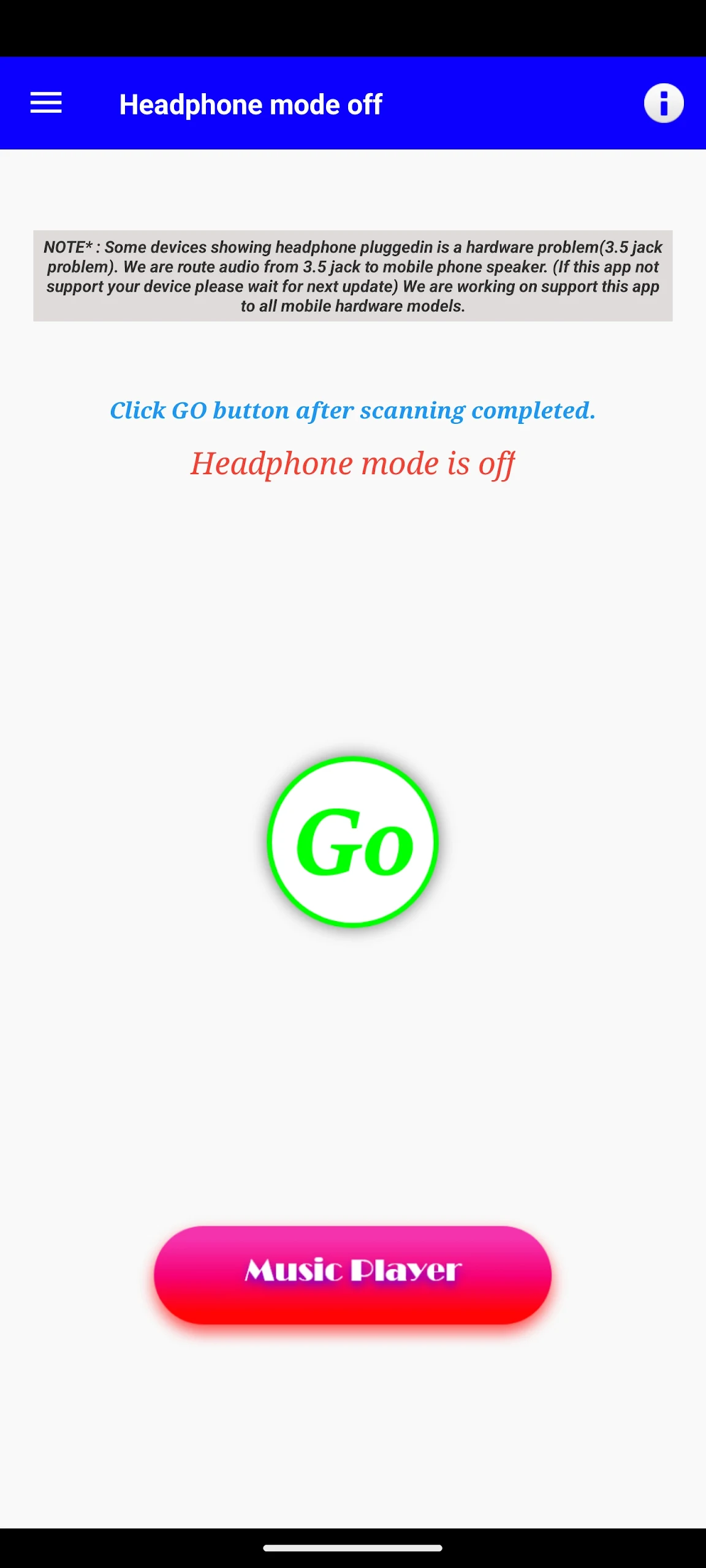 Headphone mode off Screenshot2