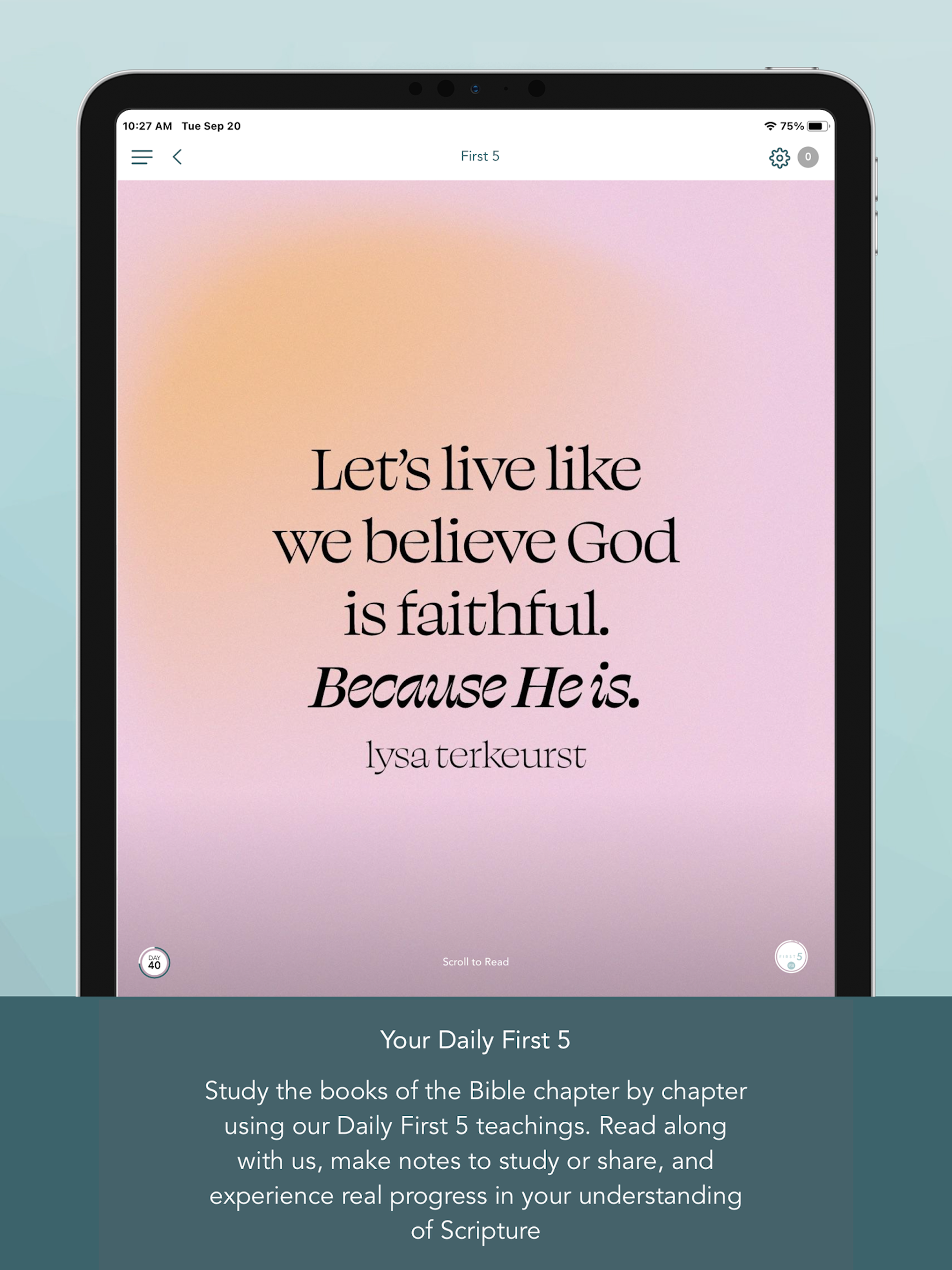 First 5 Screenshot4