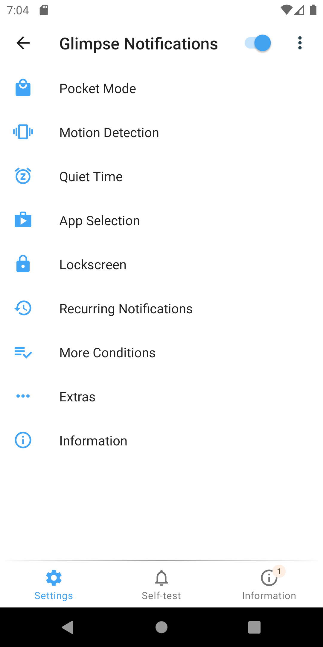 Glimpse Notifications Screenshot1