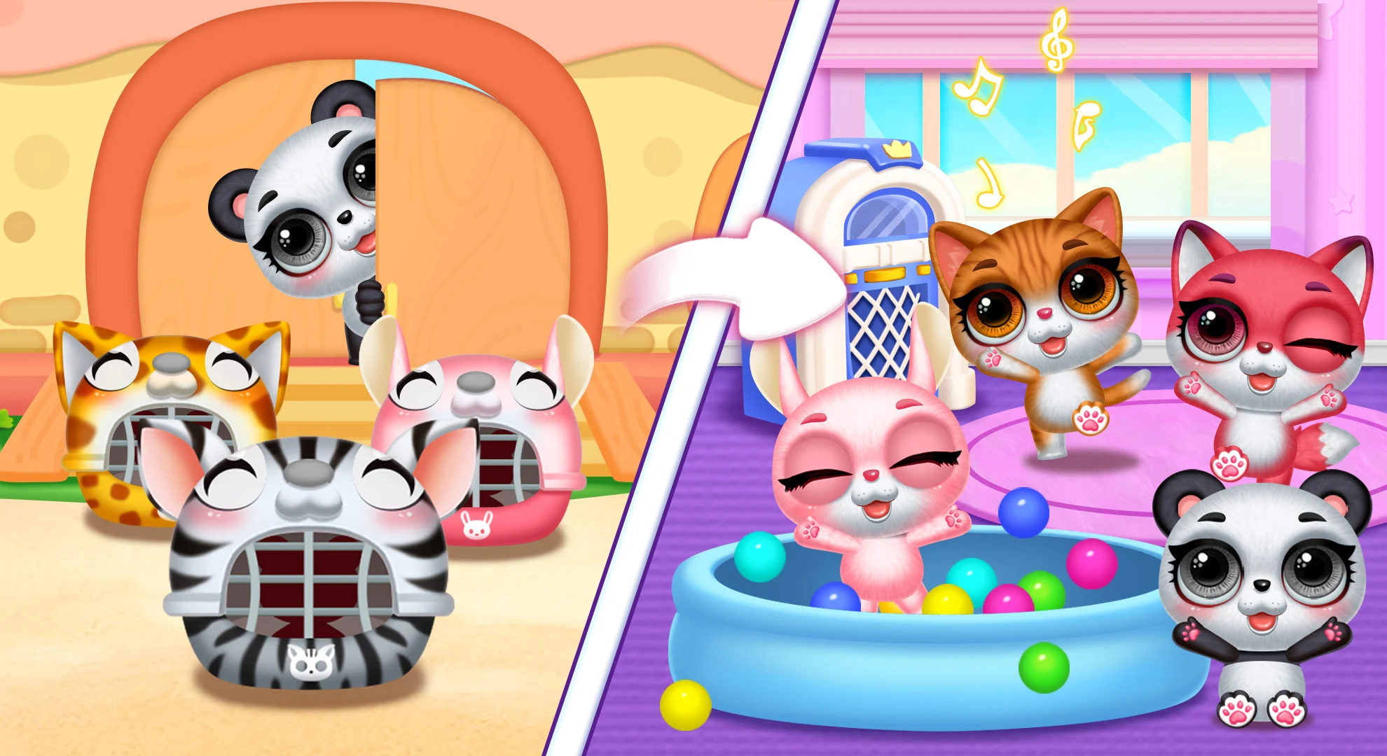 Cute Pets Dream Paradise Screenshot2