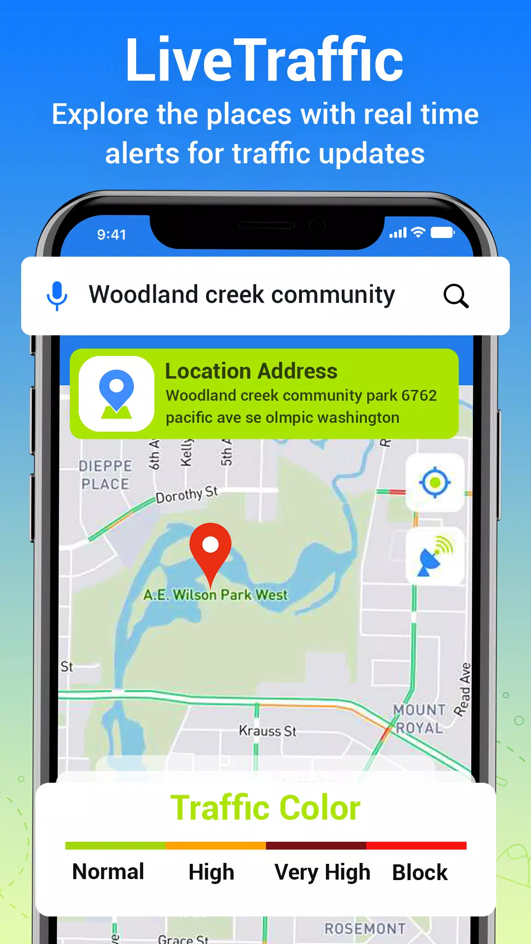GPS Satellite Map Route Finder Screenshot1