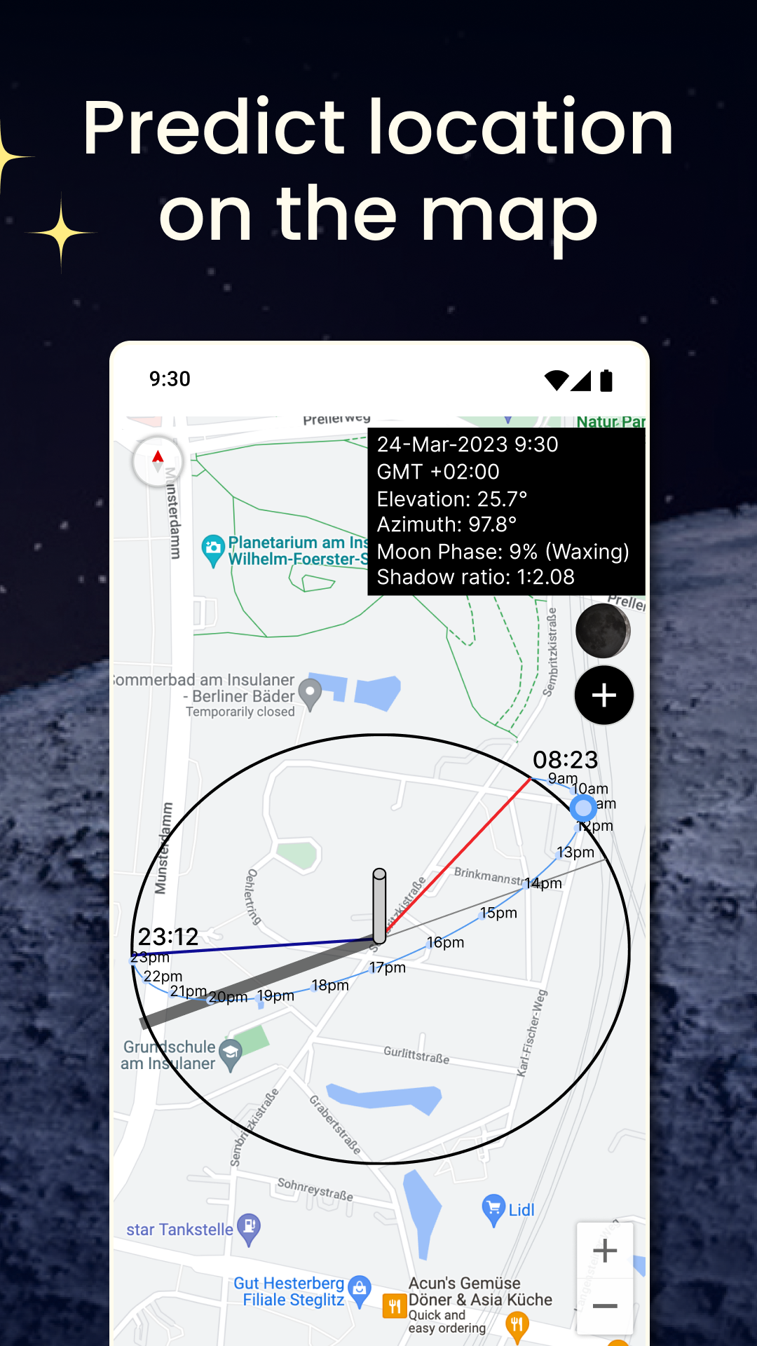 Moon Locator - Lunar Calendar Screenshot6