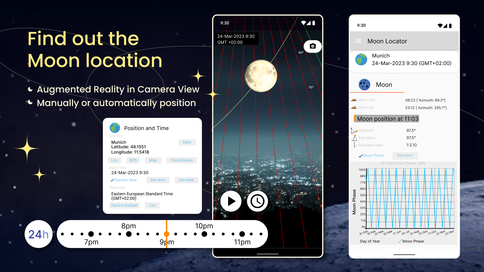 Moon Locator - Lunar Calendar Screenshot2