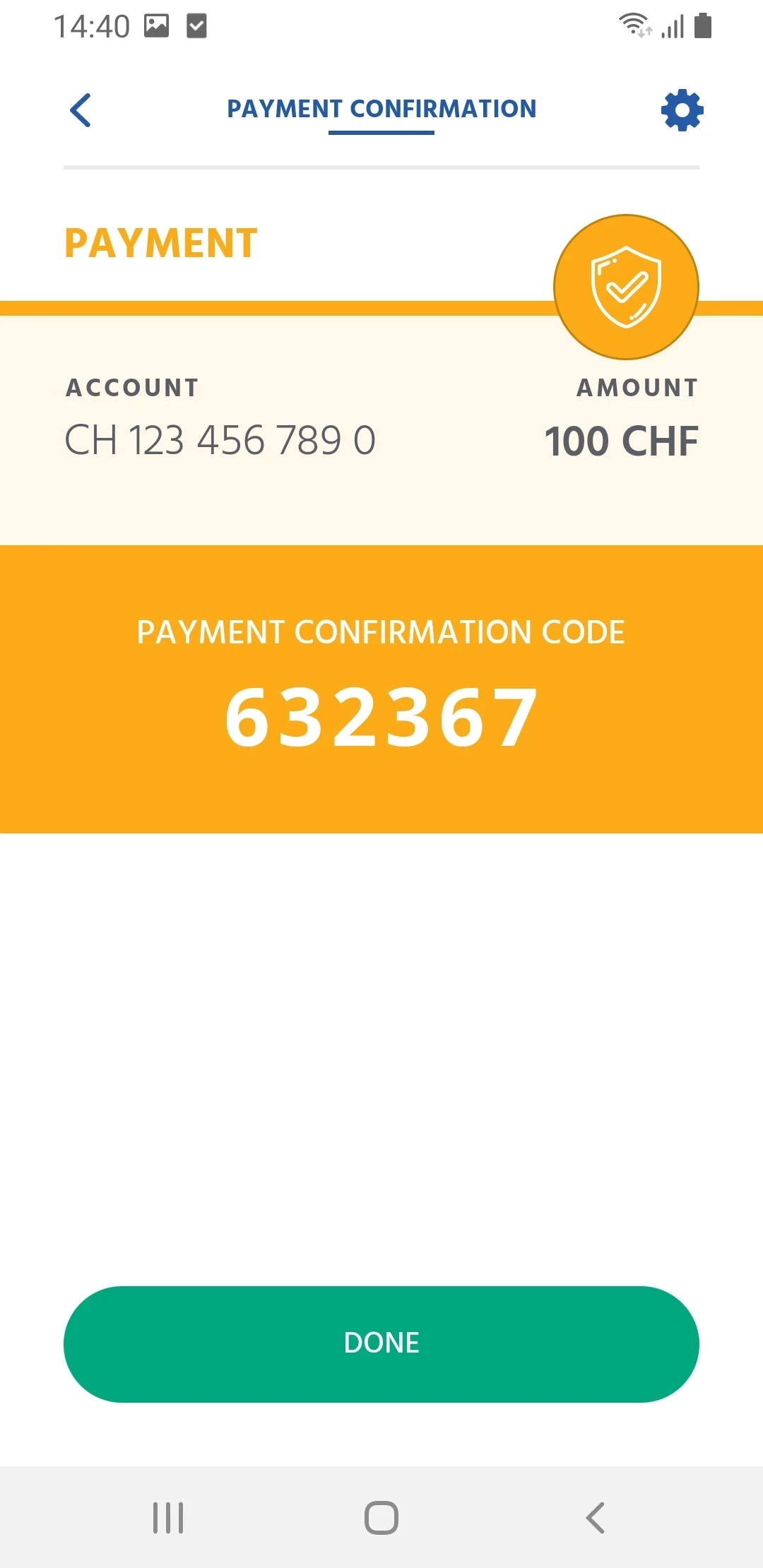 CrontoSign Swiss Screenshot1