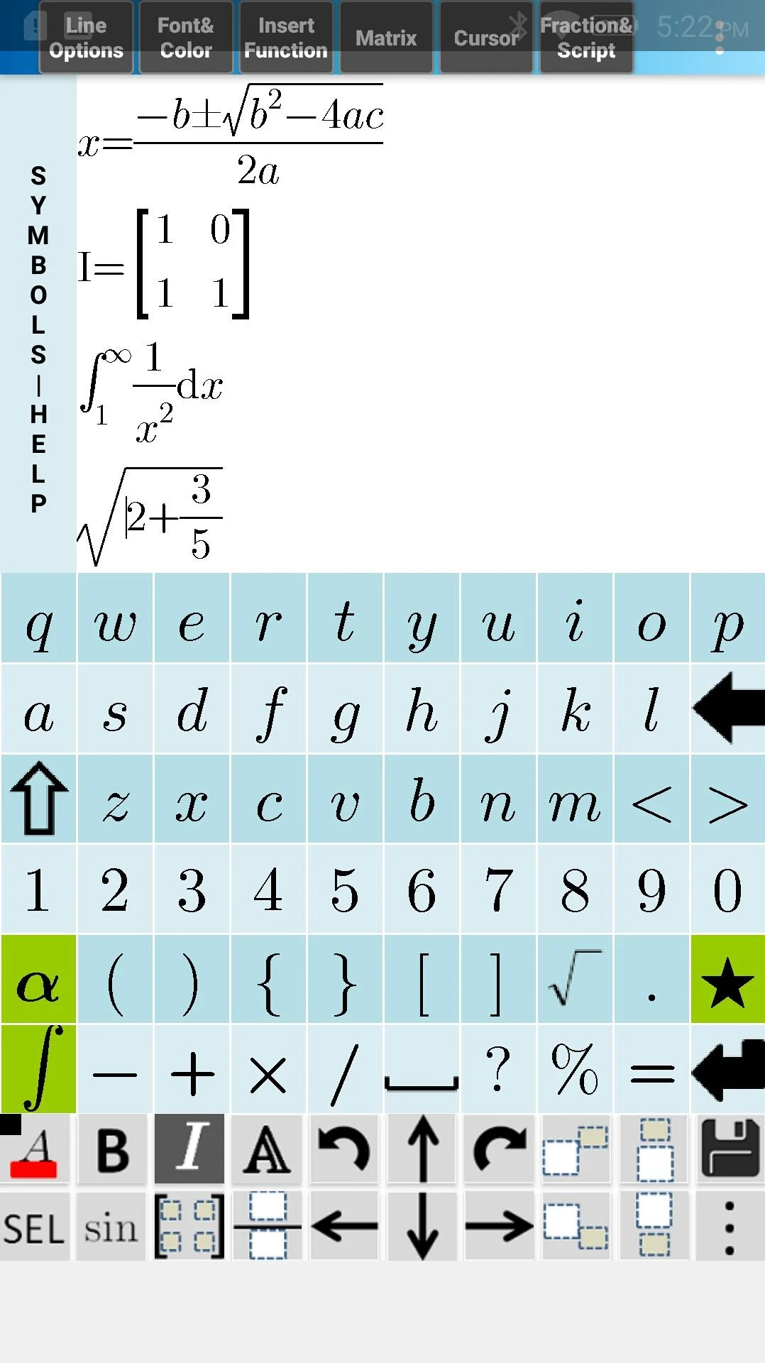 Equation Editor and Q&A Forum Screenshot2