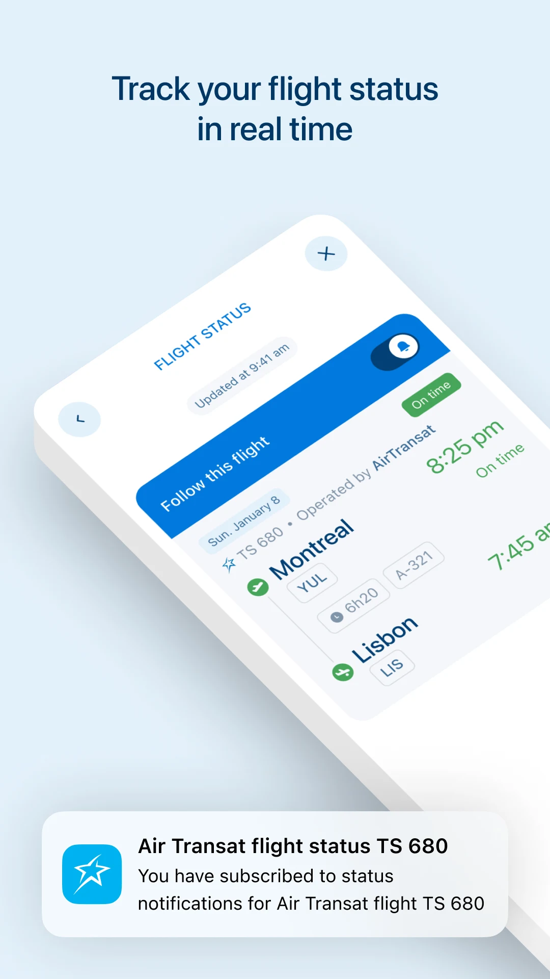 Air Transat Screenshot4
