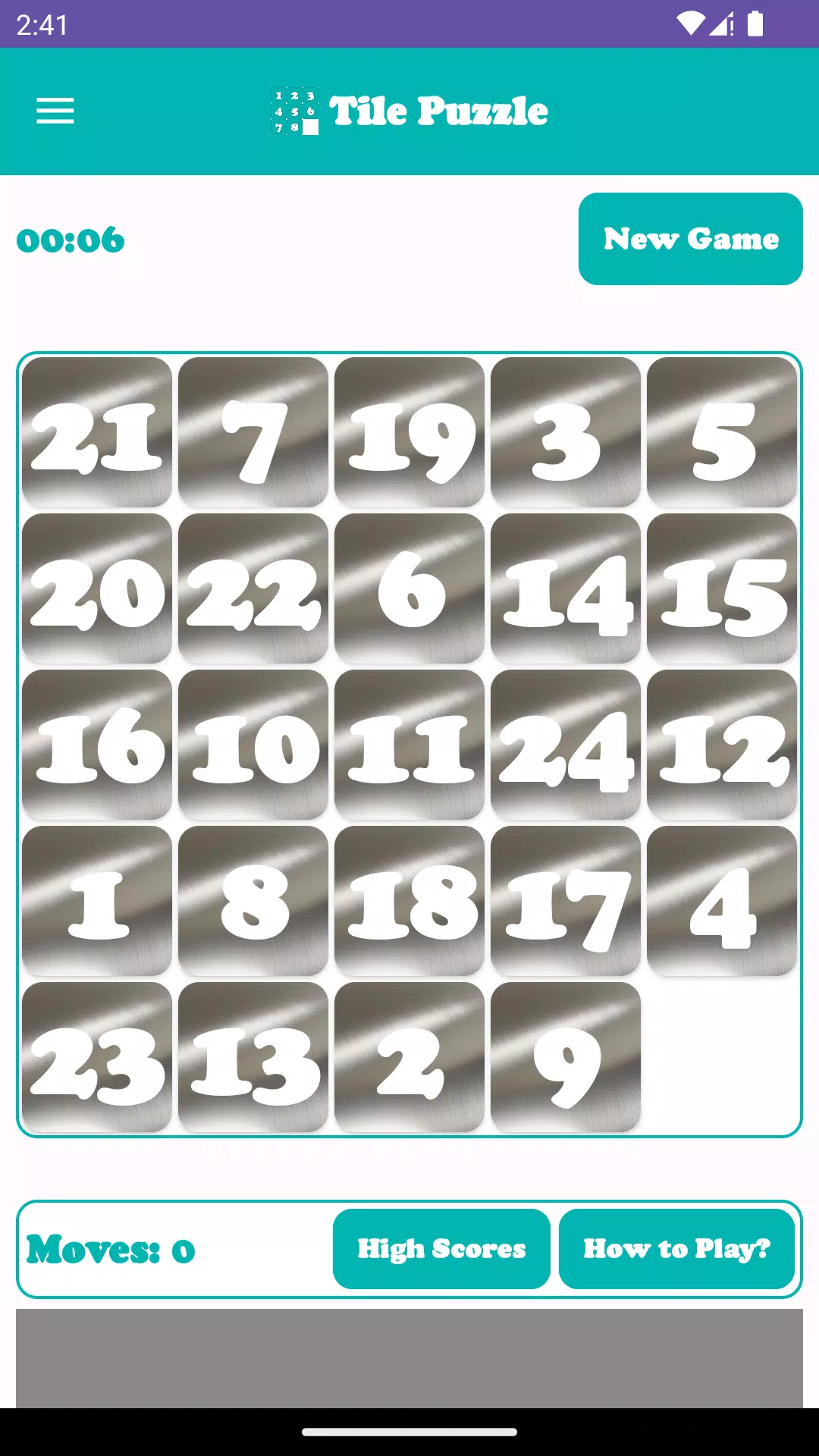 Number Sliding Tile Puzzle Screenshot7