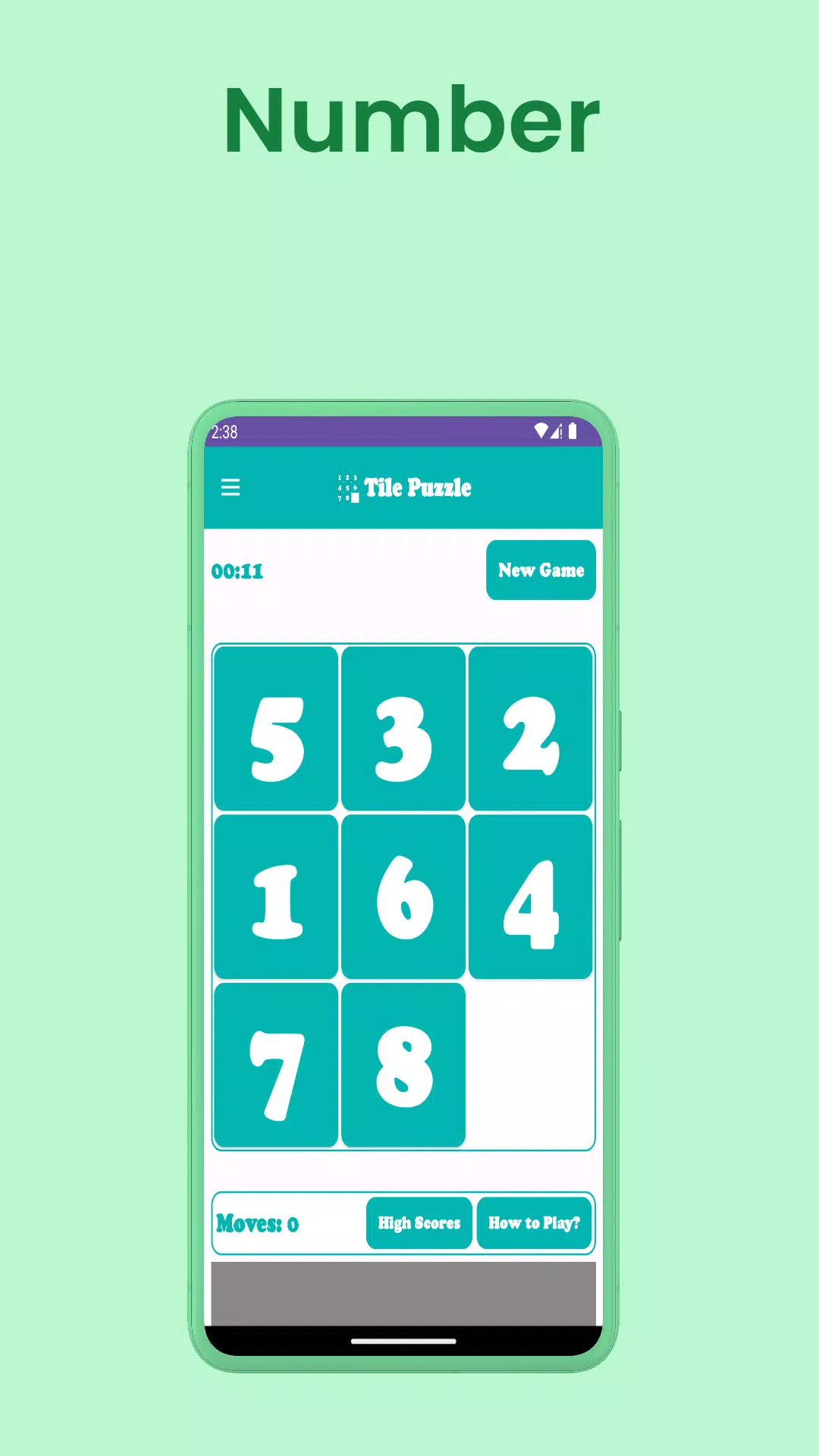 Number Sliding Tile Puzzle Screenshot2