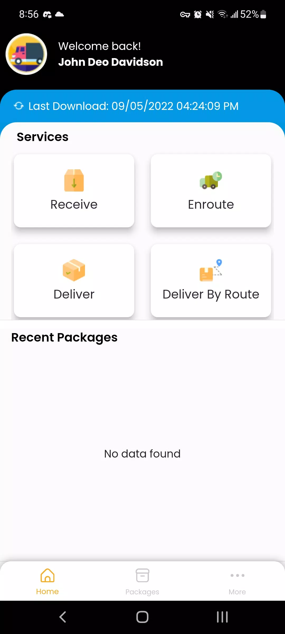 PackageTracker Screenshot1