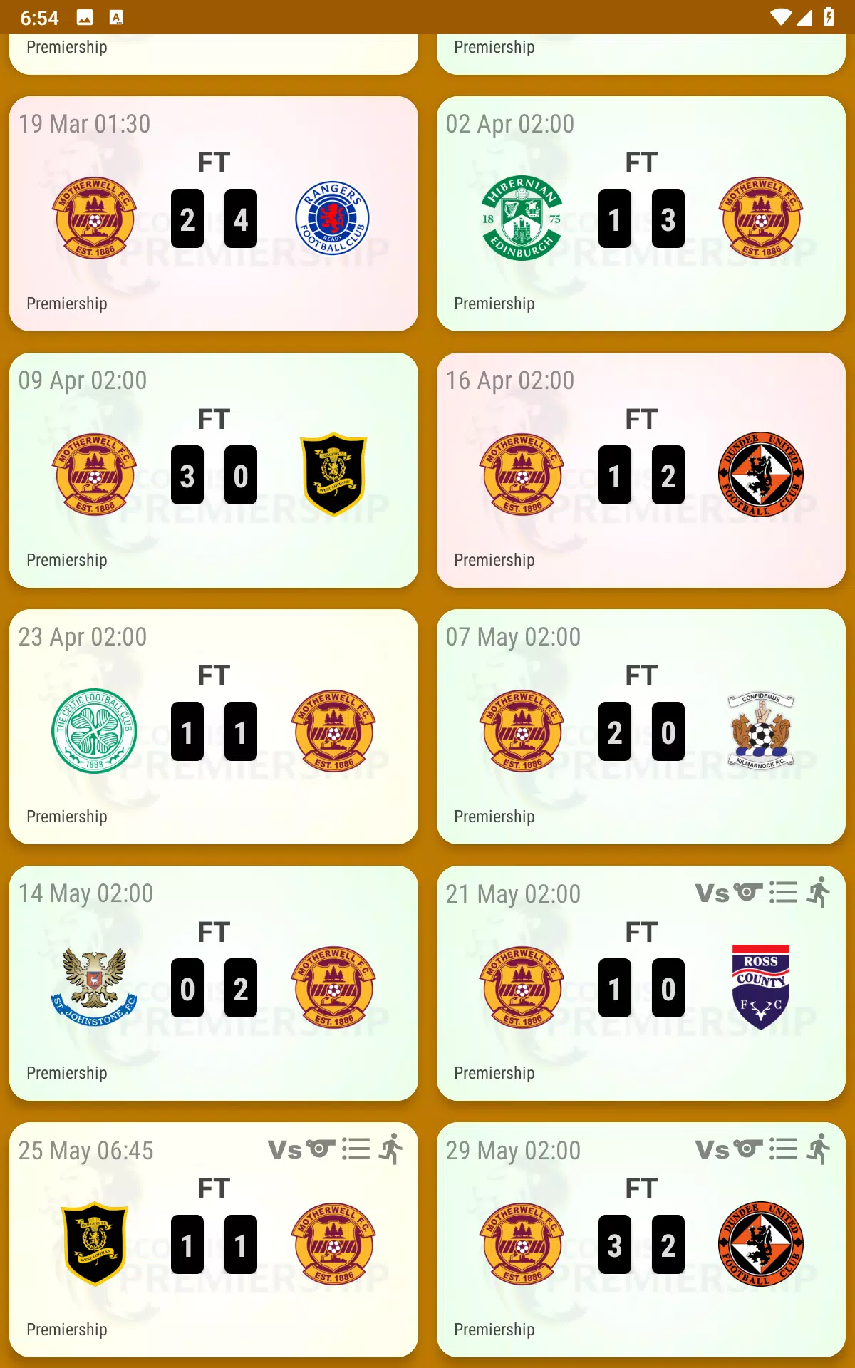 Motherwell FC Fan App Screenshot5