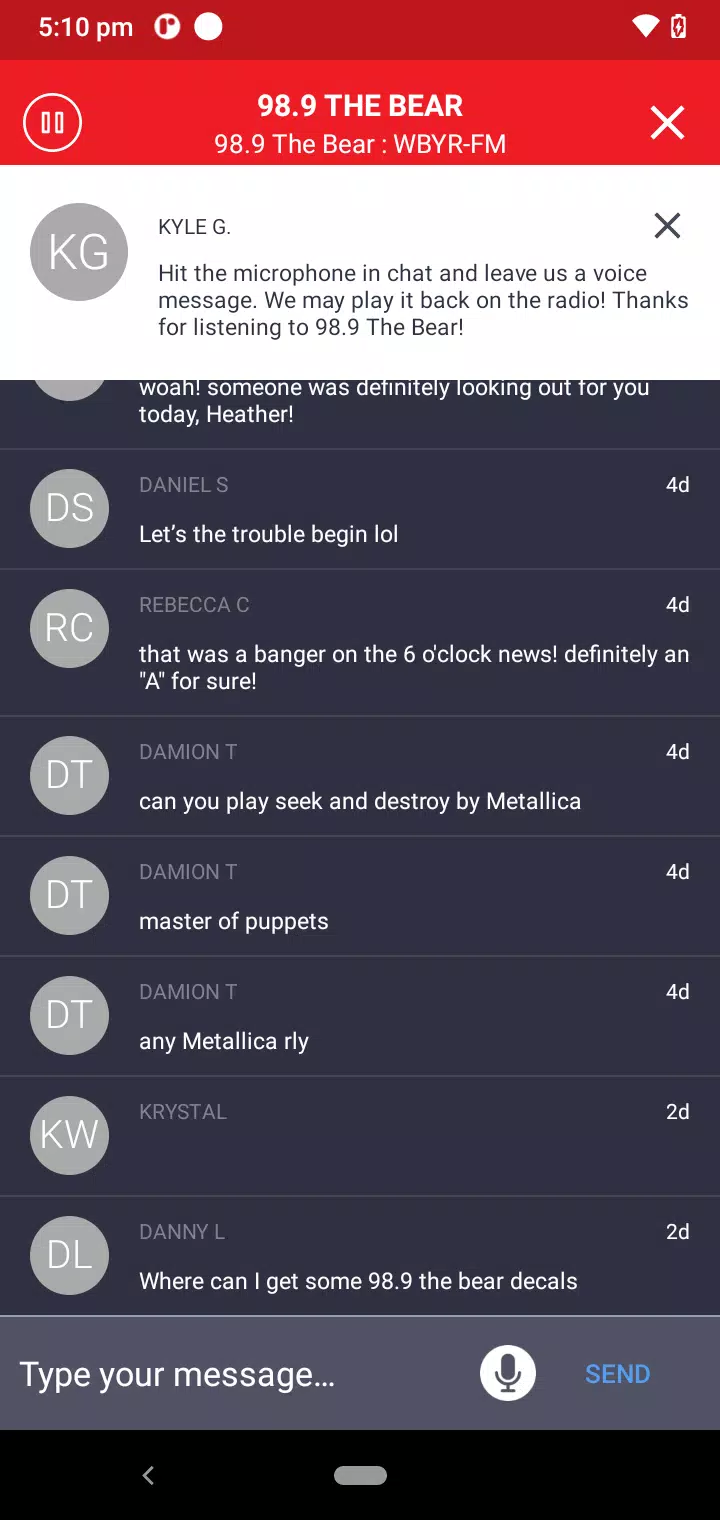 98.9 The Bear Screenshot3