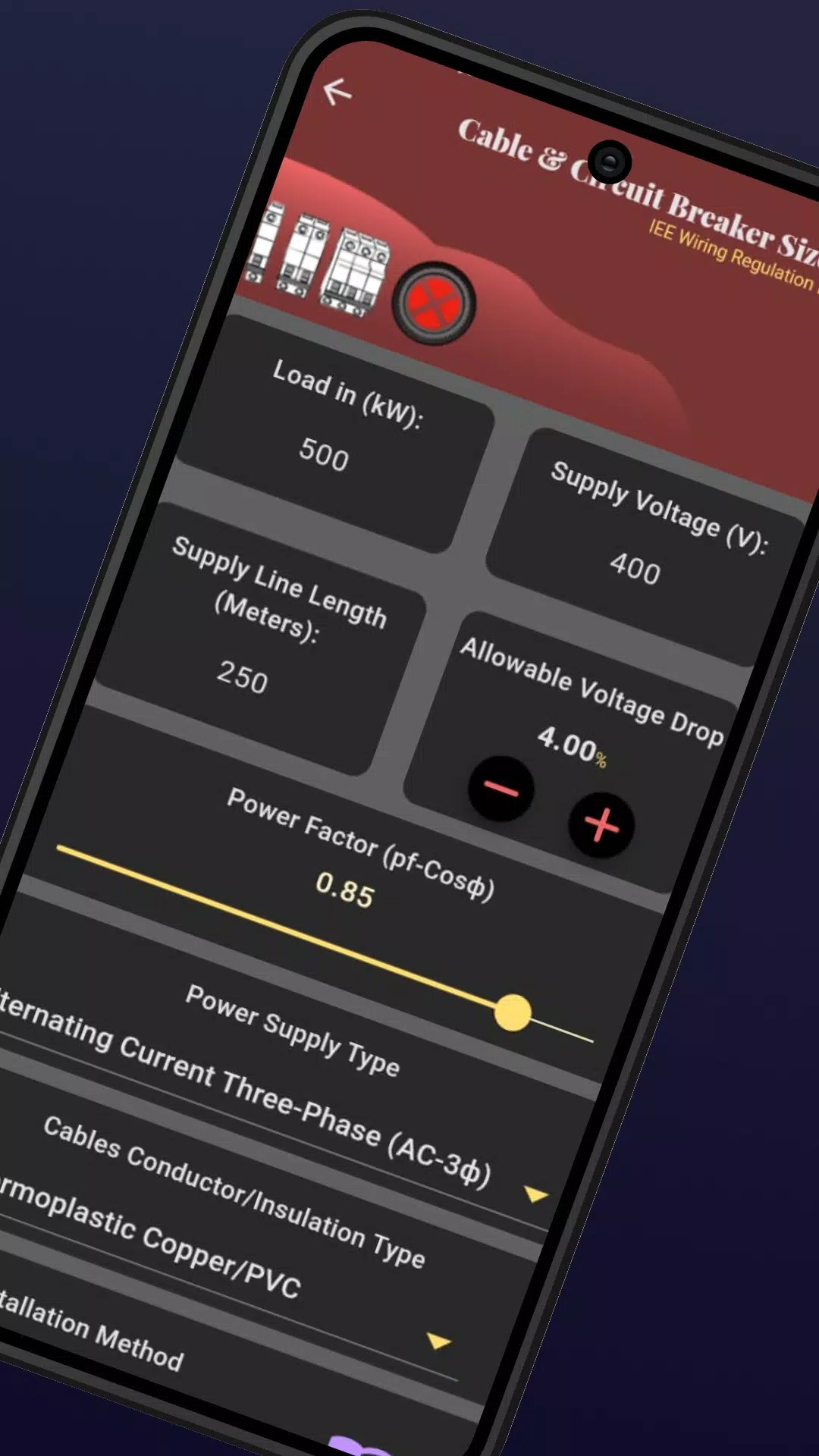 Electrical Installations Screenshot3