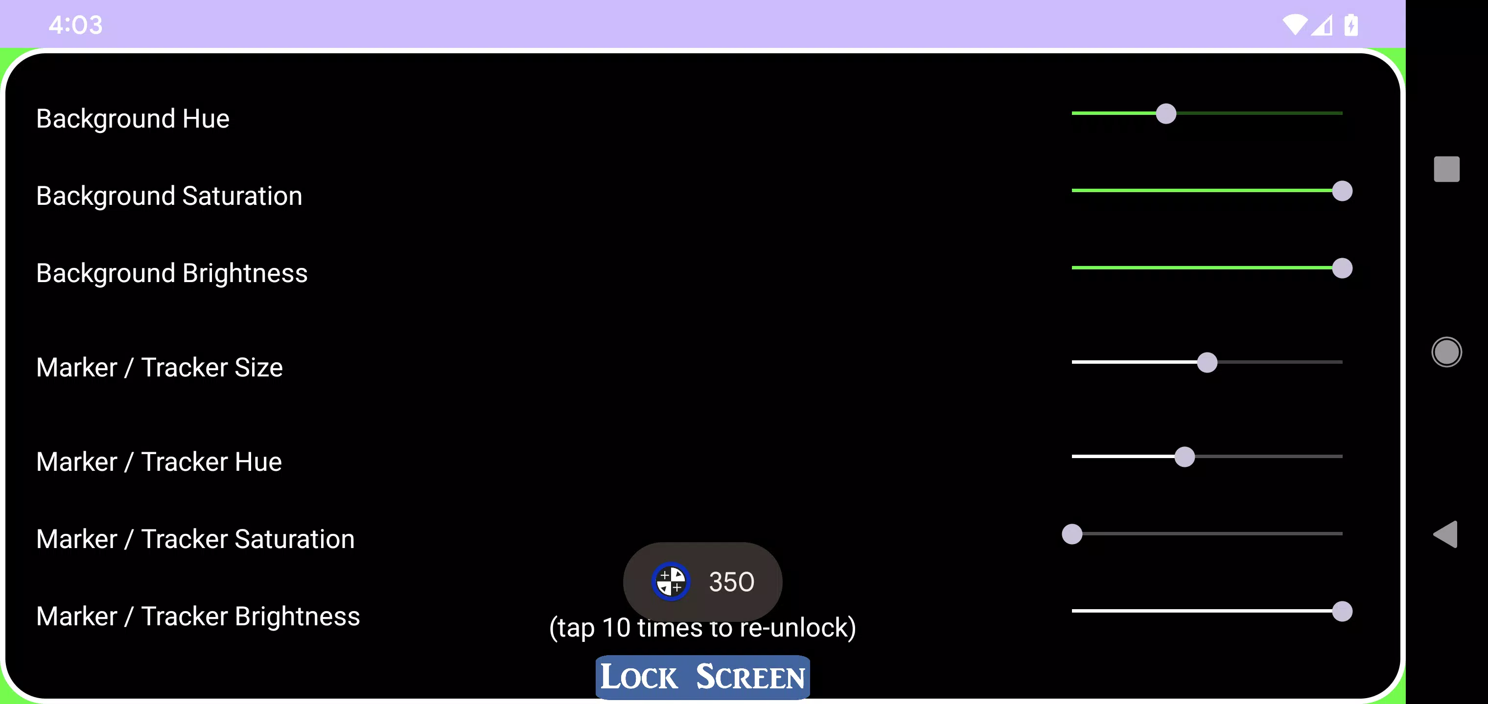 Green Screen TrackMark Screenshot5