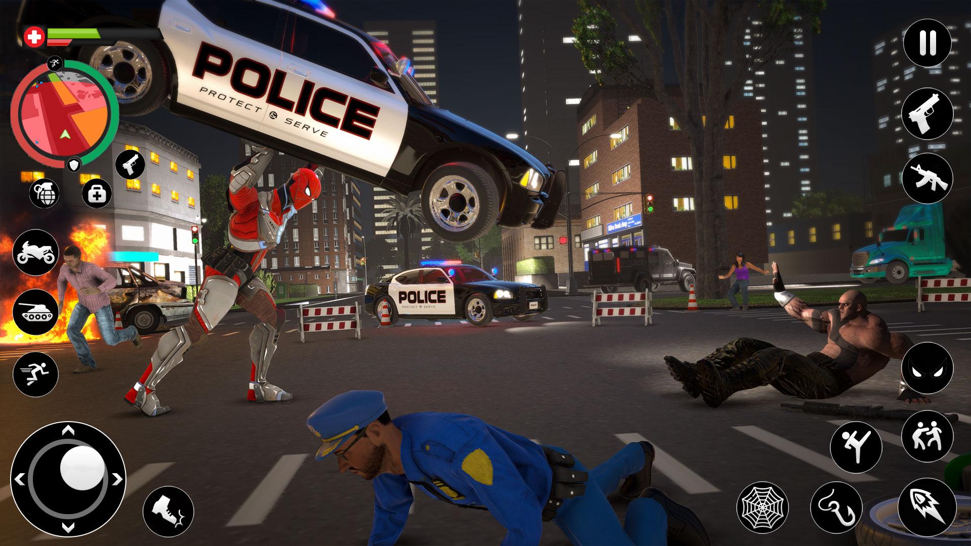 Rope Robot Hero Crime Fighter Screenshot7