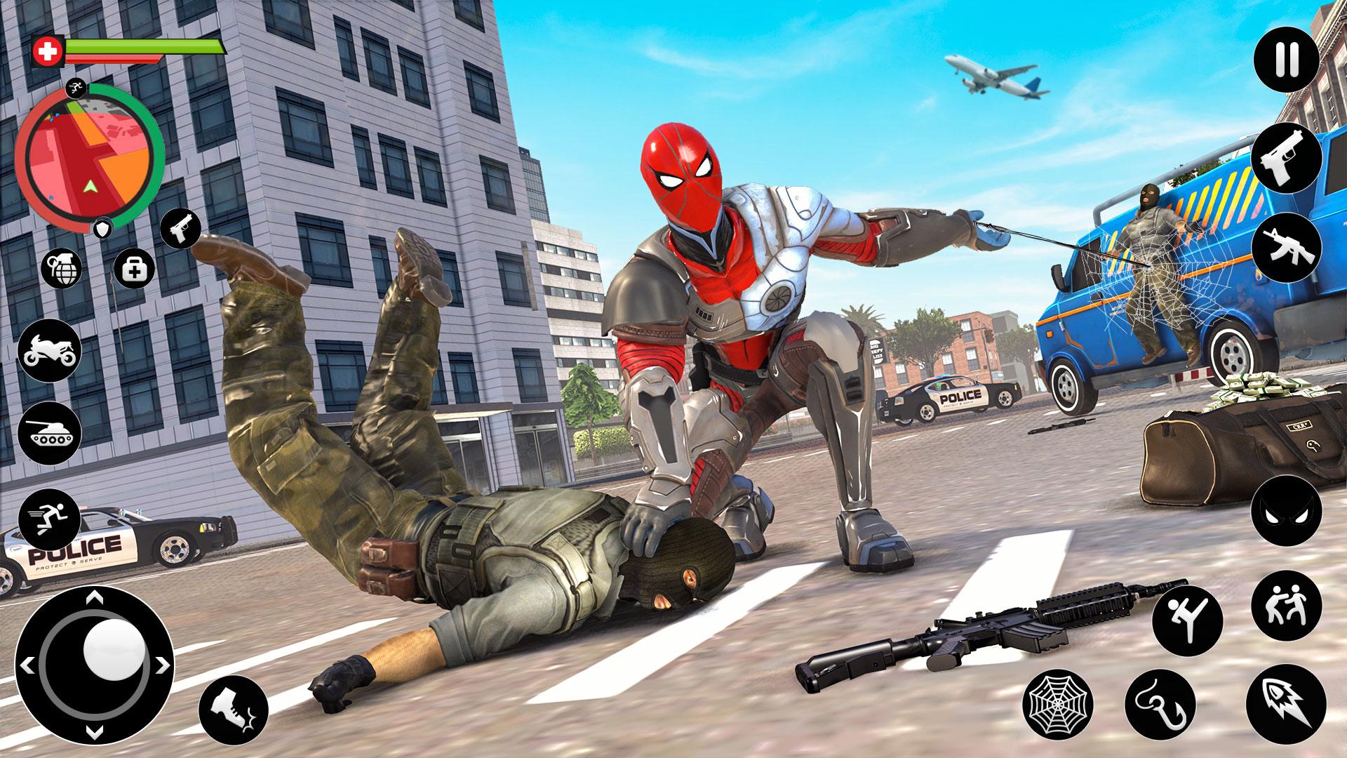 Rope Robot Hero Crime Fighter Screenshot1