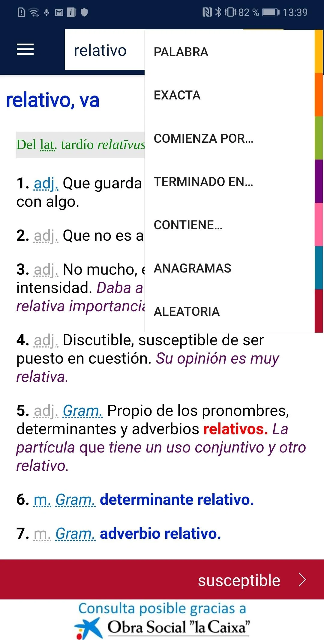 Diccionario RAE y ASALE (DLE) Screenshot4
