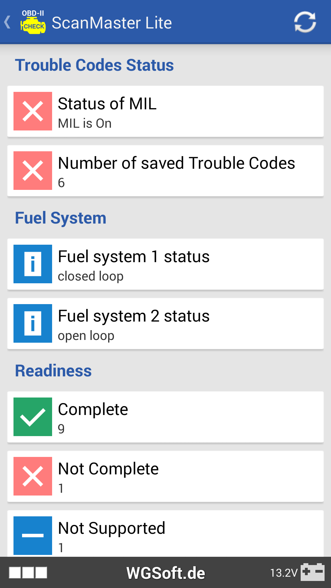 ScanMaster for ELM327 OBD-2 Screenshot3