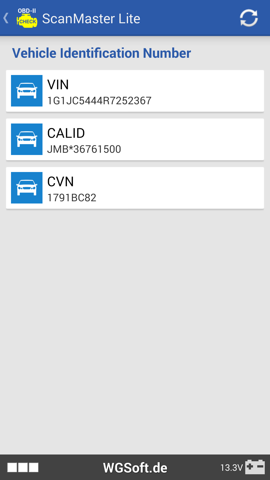 ScanMaster for ELM327 OBD-2 Screenshot2