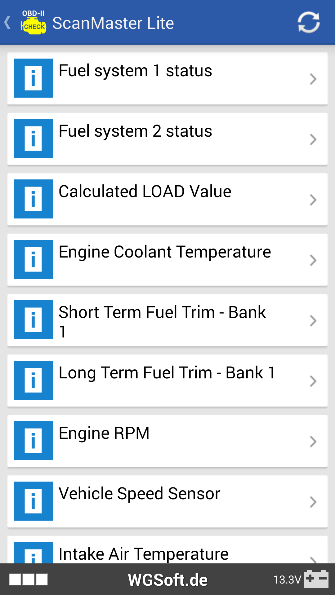 ScanMaster for ELM327 OBD-2 Screenshot6